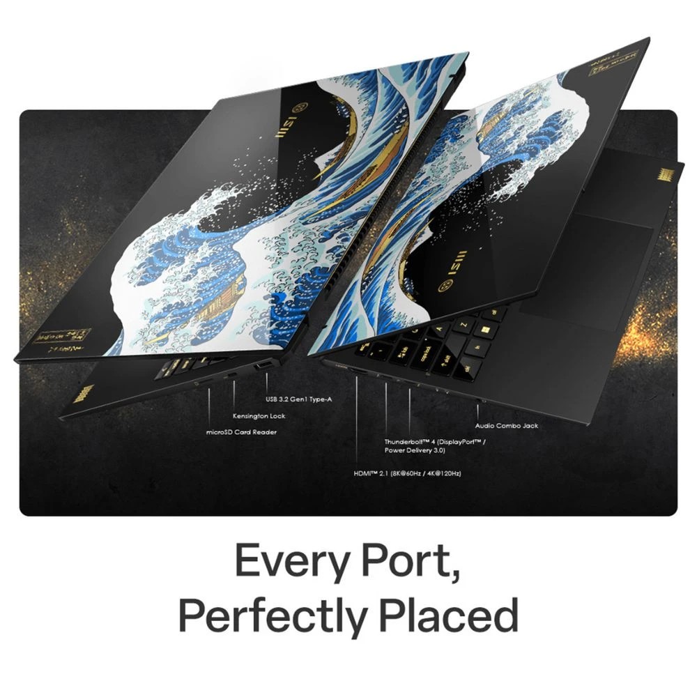 9 MSI Prestige 13 AI+ Ukiyoe Laptop Core U9 32GB/2TB, 9 of 10