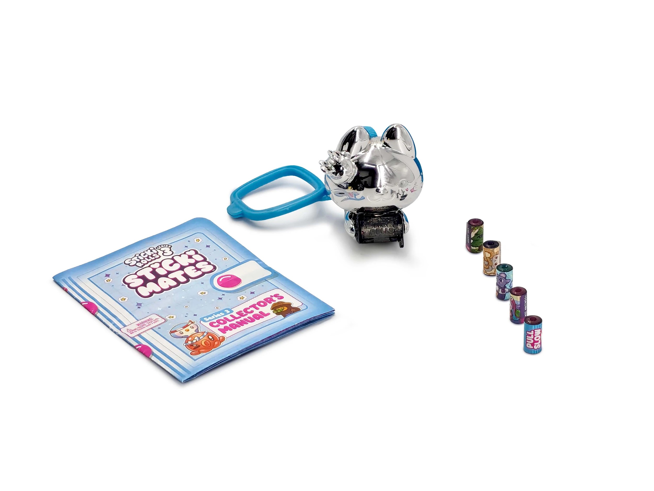 10 Sticki Rolls Sticki Mates Sticker Clip Series 3 - Assorted, 10 of 10