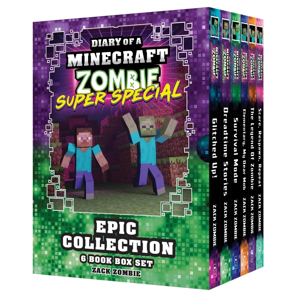 1 Diary of a Minecraft Zombie Super Special: Epic Collection 6 Book Box Set by Zack Zombie - Book