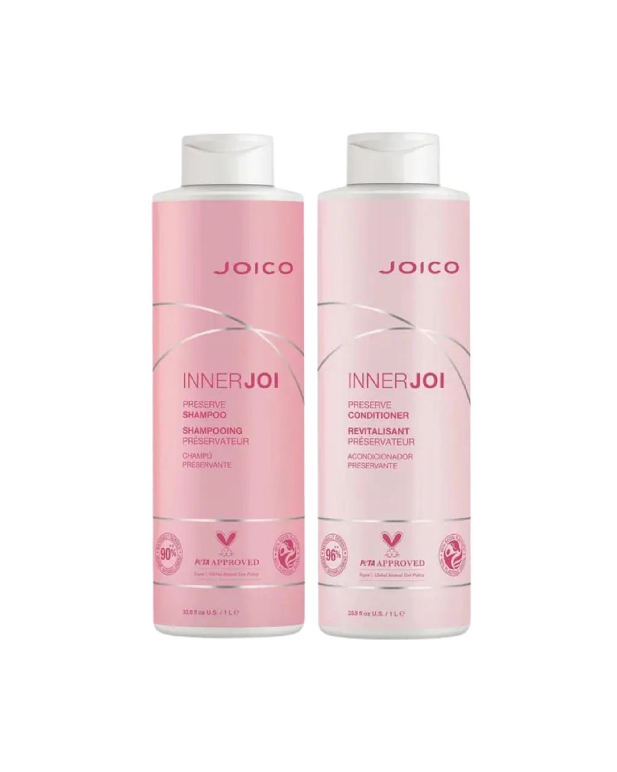 1 Joico InnerJoi Preserve Shampoo & Conditioner 1000mL Duo, 1 of 4