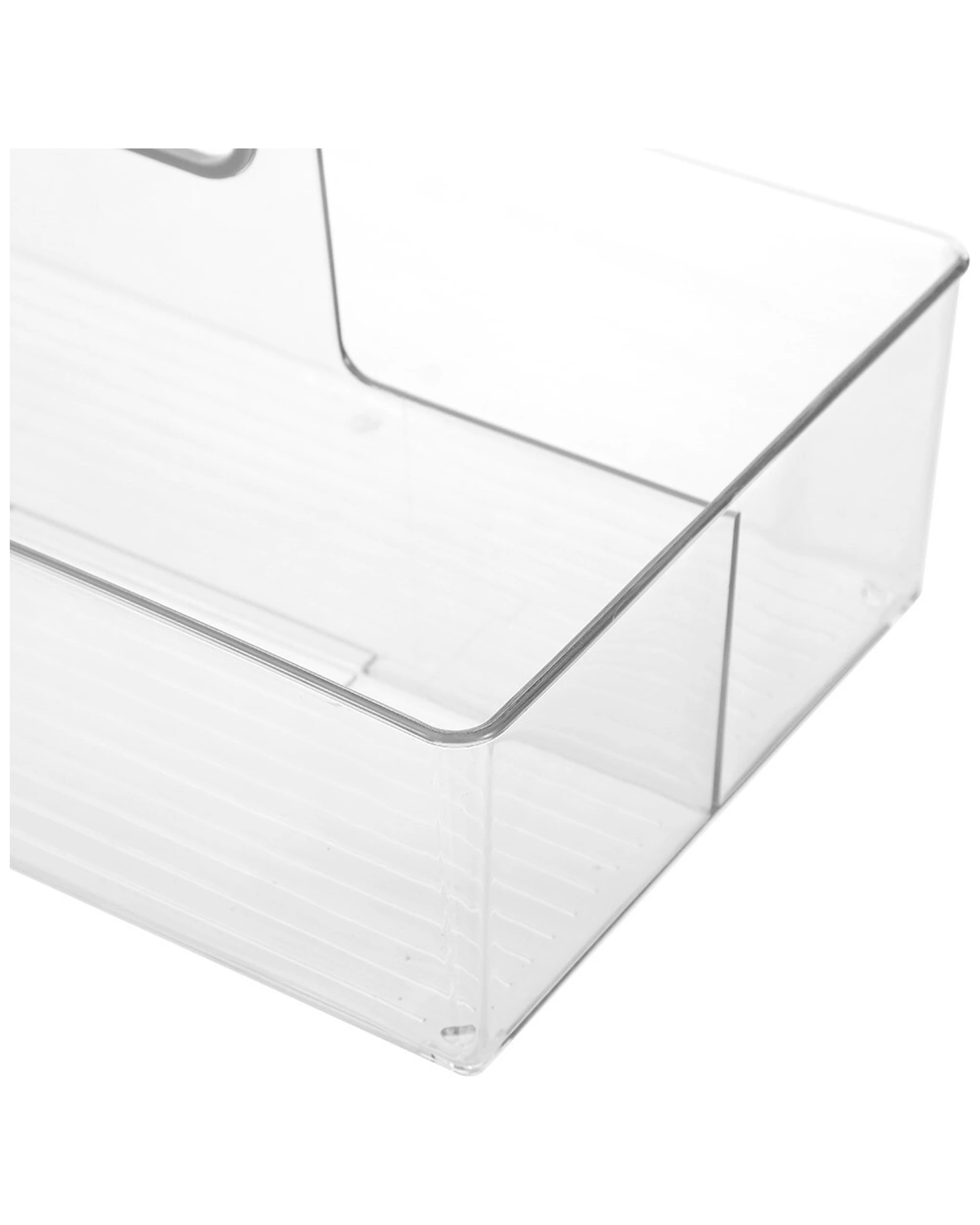 9 Boxsweden 2PK Crystal 35x22cm Caddy 2 Compartment Organiser Durable Design
 - plain, 9 of 9