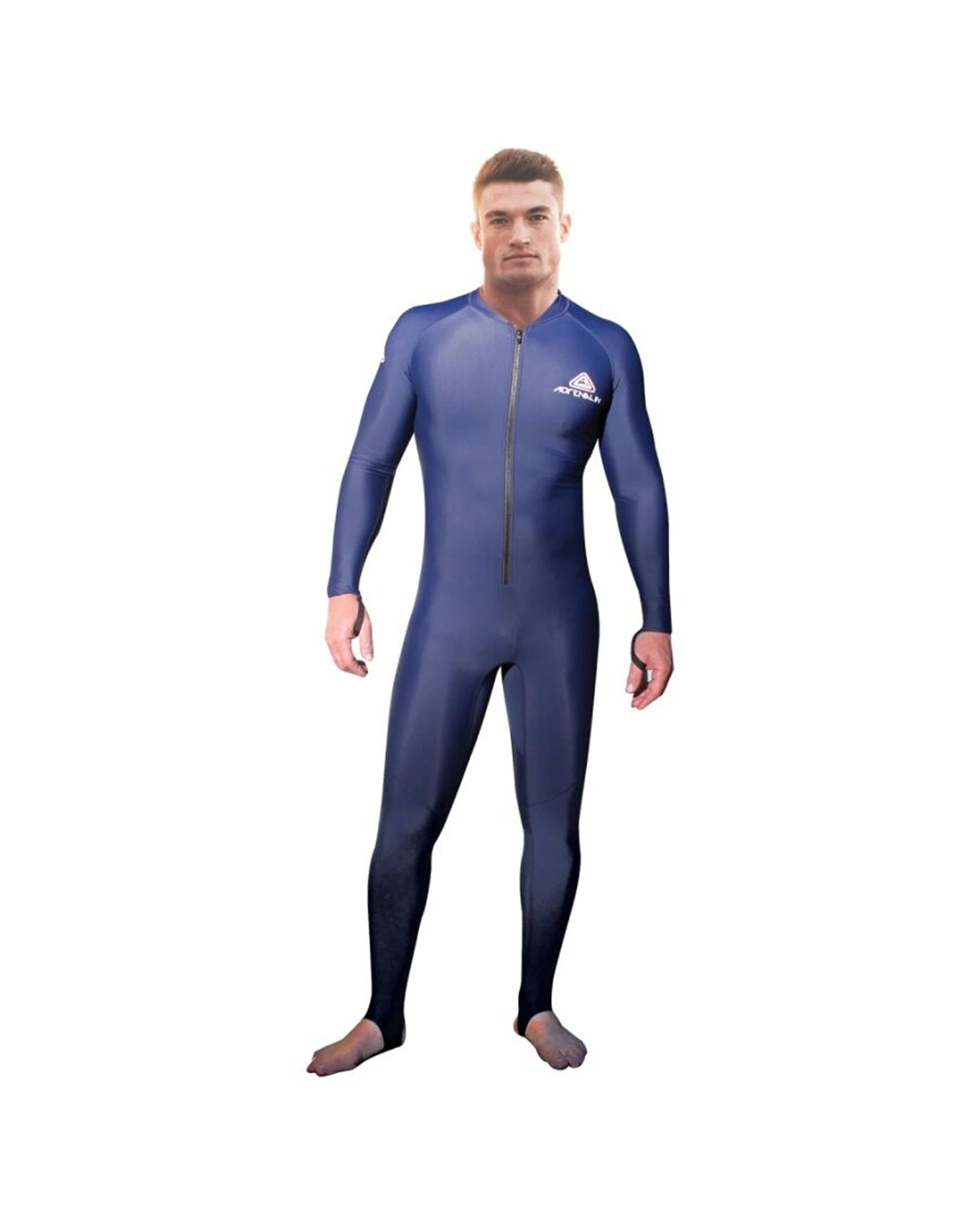 2 Adrenalin Full Lycra Stinger Dive Suit String Protection BLUE, 2 of 5