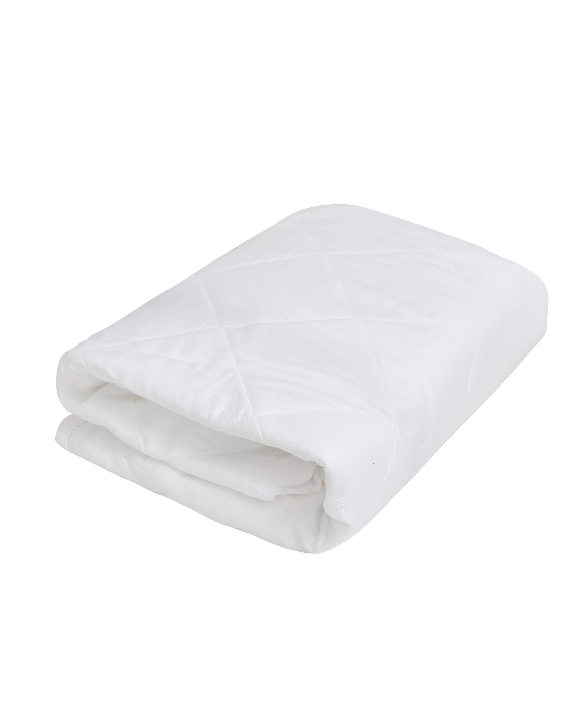 9 Dreamaker Tencel Quilted Mattress Protector - Baby COT Size - White, 9 of 9