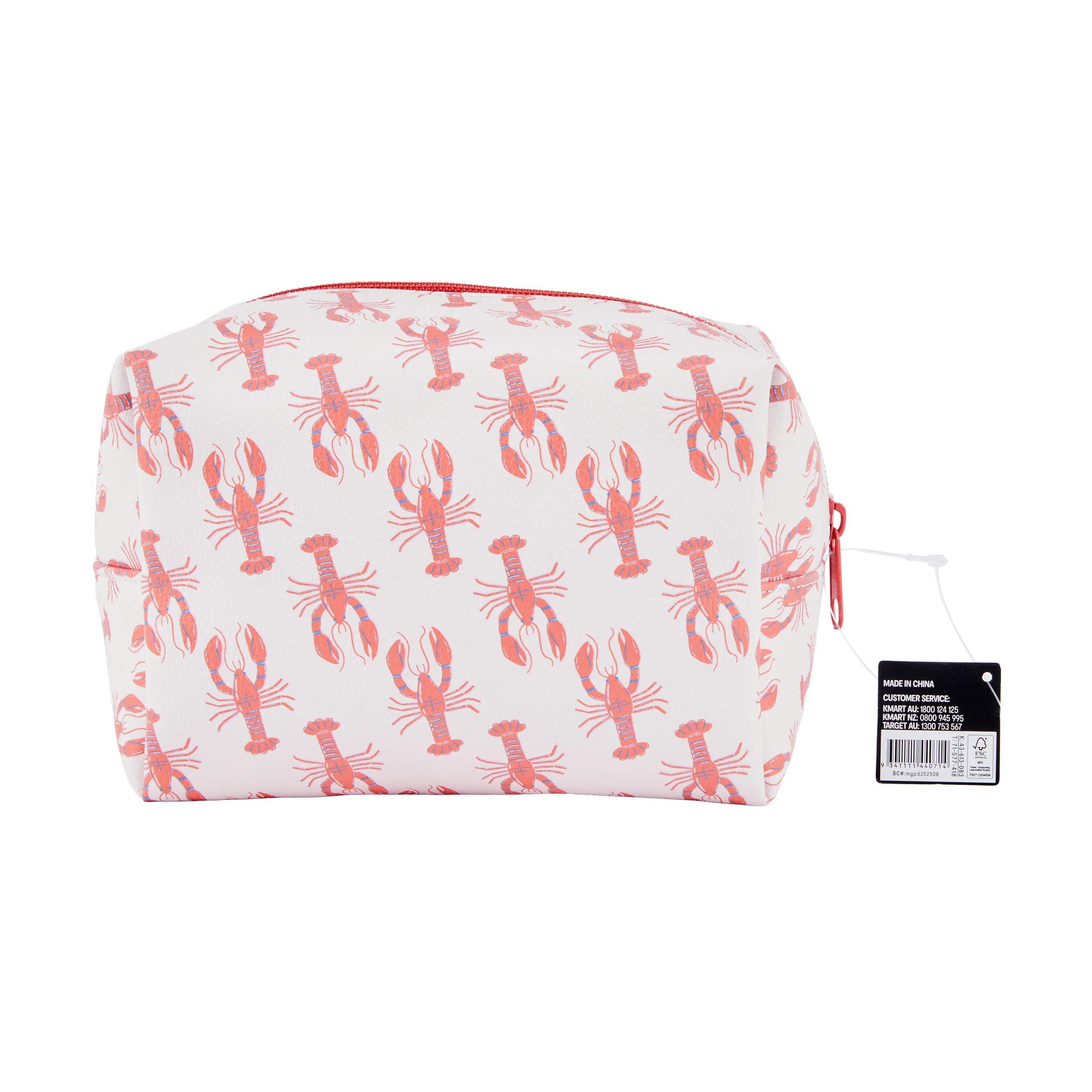 5 OXX Cosmetics Makeup Bag - Lobster, 5 of 5