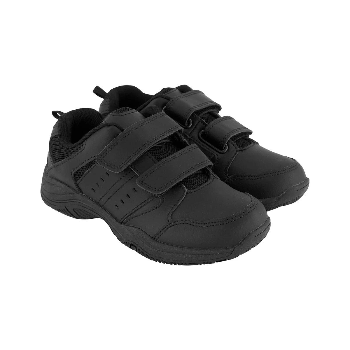 4 Senior Double Adjustable Sneakers BLACK, 4 of 5