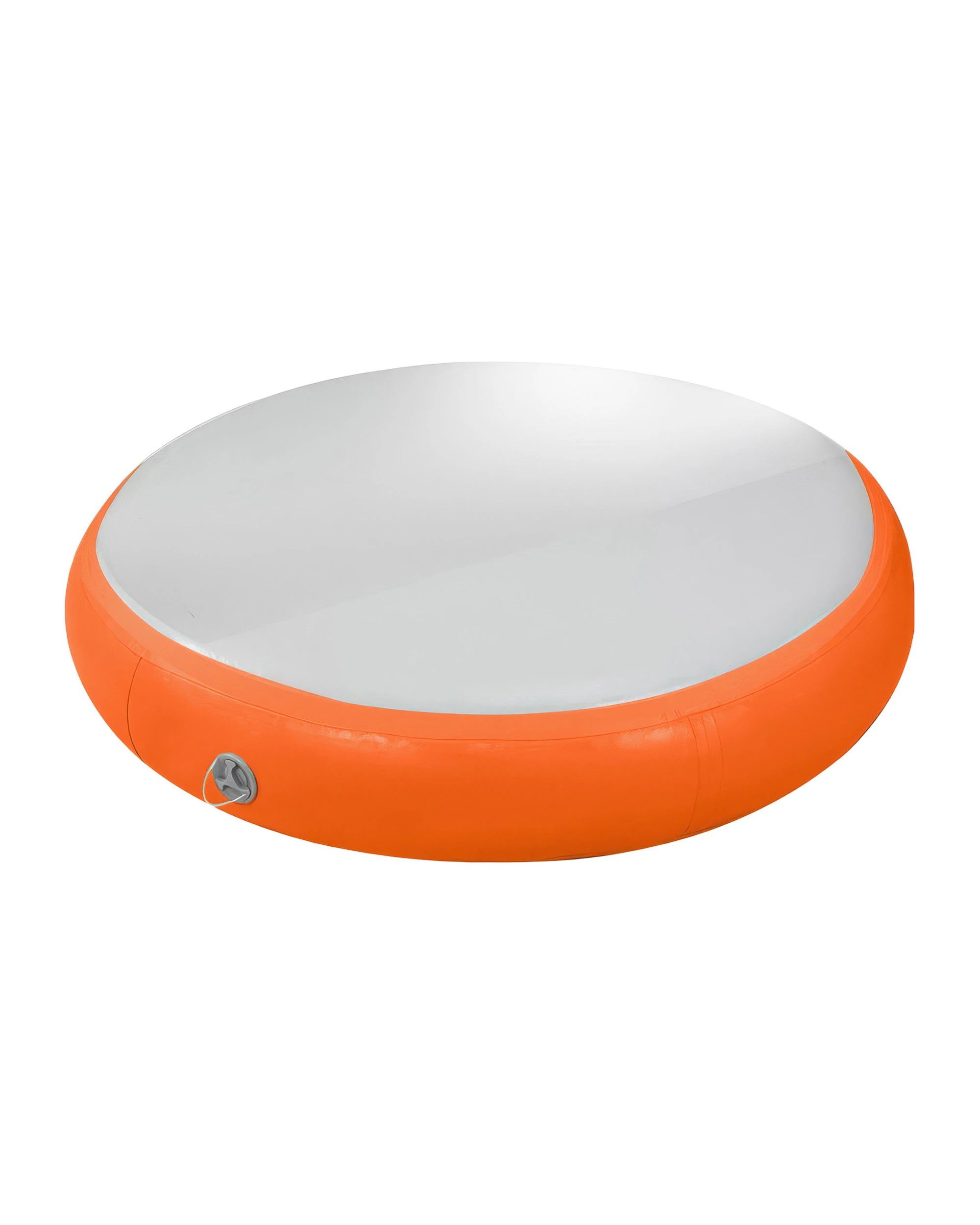 1 Powertrain 1m x 20cm Airtrack Spot Round Inflatable Gymnastics Tumbling Mat Air Track Exercise Yoga Mat - Orange, 1 of 4