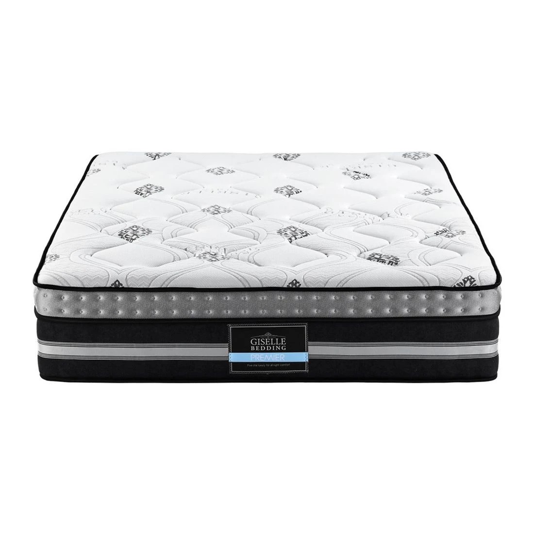 3 Giselle Bedding Double Mattress 35cm Bed in a Box Pocket Spring Gel Memory Foam - Double Bed - Multi, 3 of 10