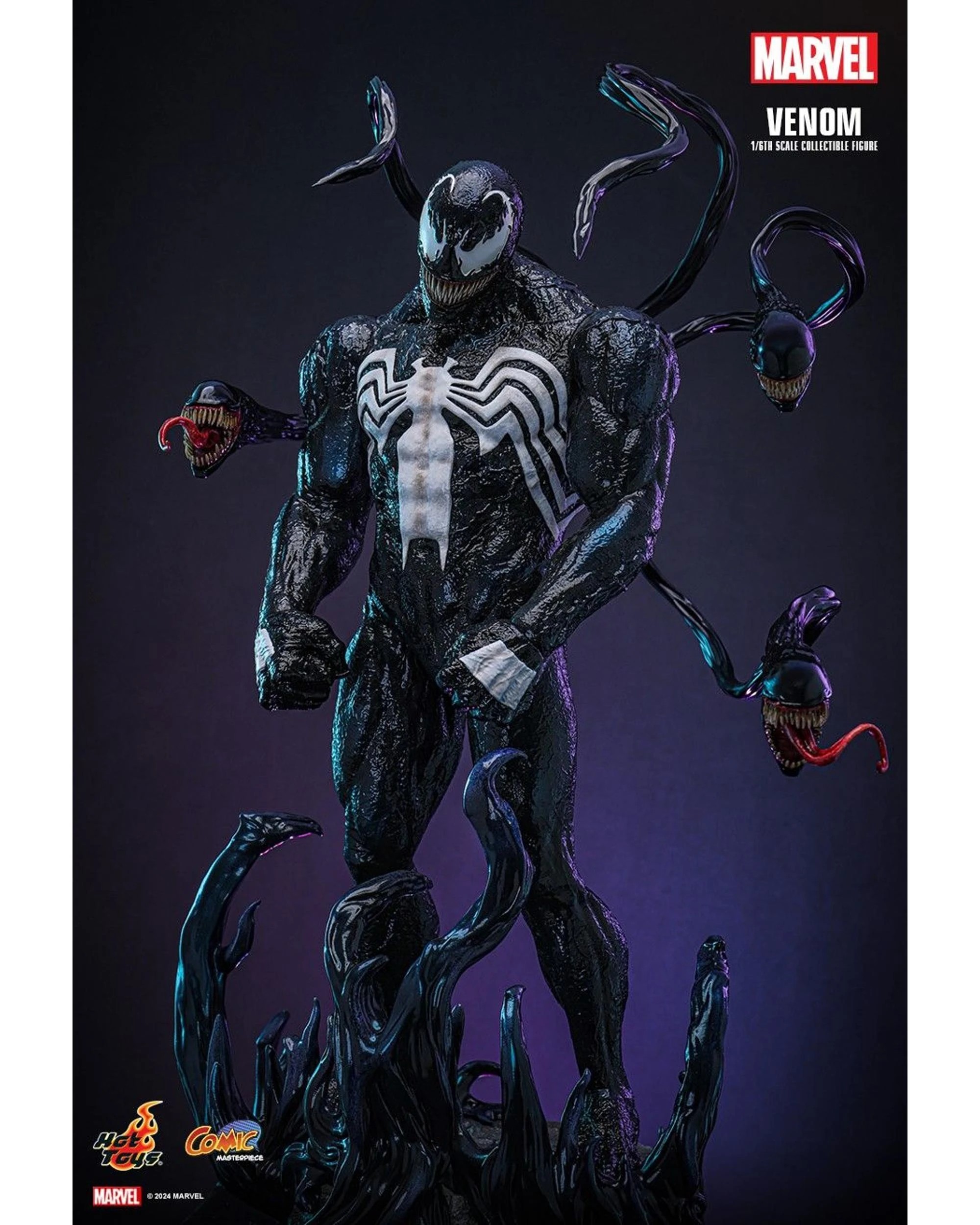 5 Hot Toys Marvel Comics Venom 1:6 Scale Collectible Action Figure, 5 of 10