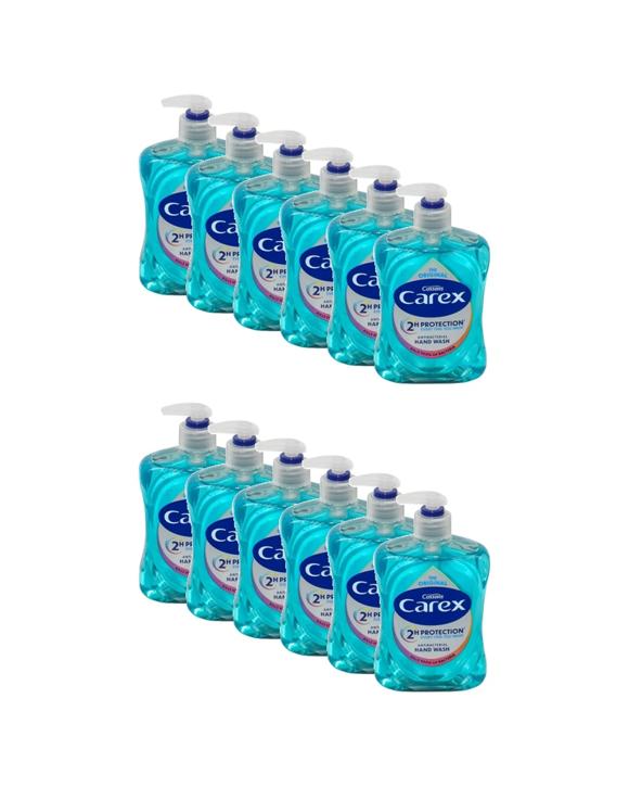 Carex 12PK The Original 2h Protection Antibacterial Liquid Hand Wash 500ml - Blue