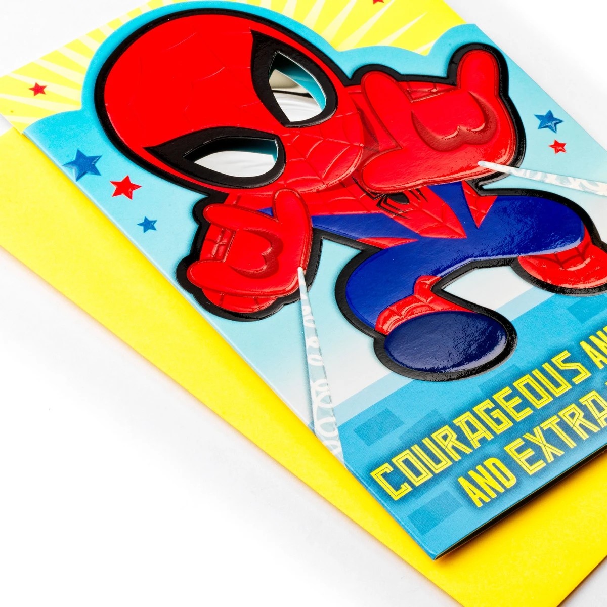 3 Hallmark Marvel Spiderman Birthday Card, 3 of 3