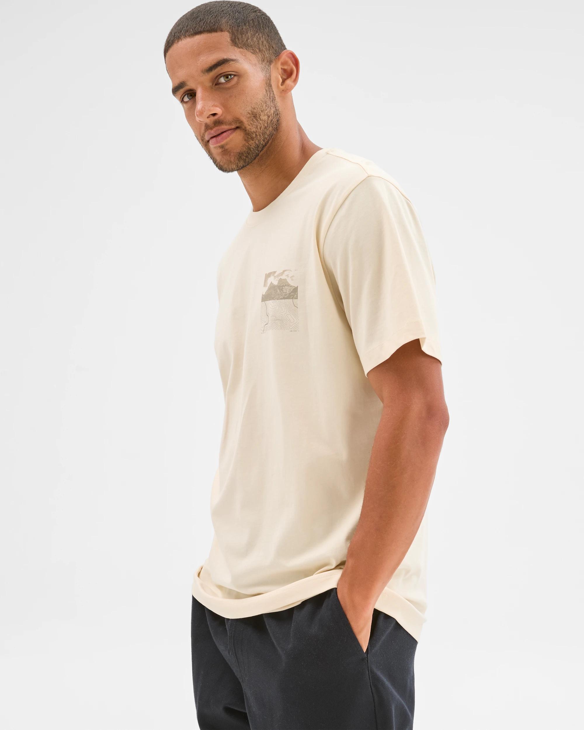 3 Target Man Australian Cotton Print T-Shirt STONE, 3 of 6