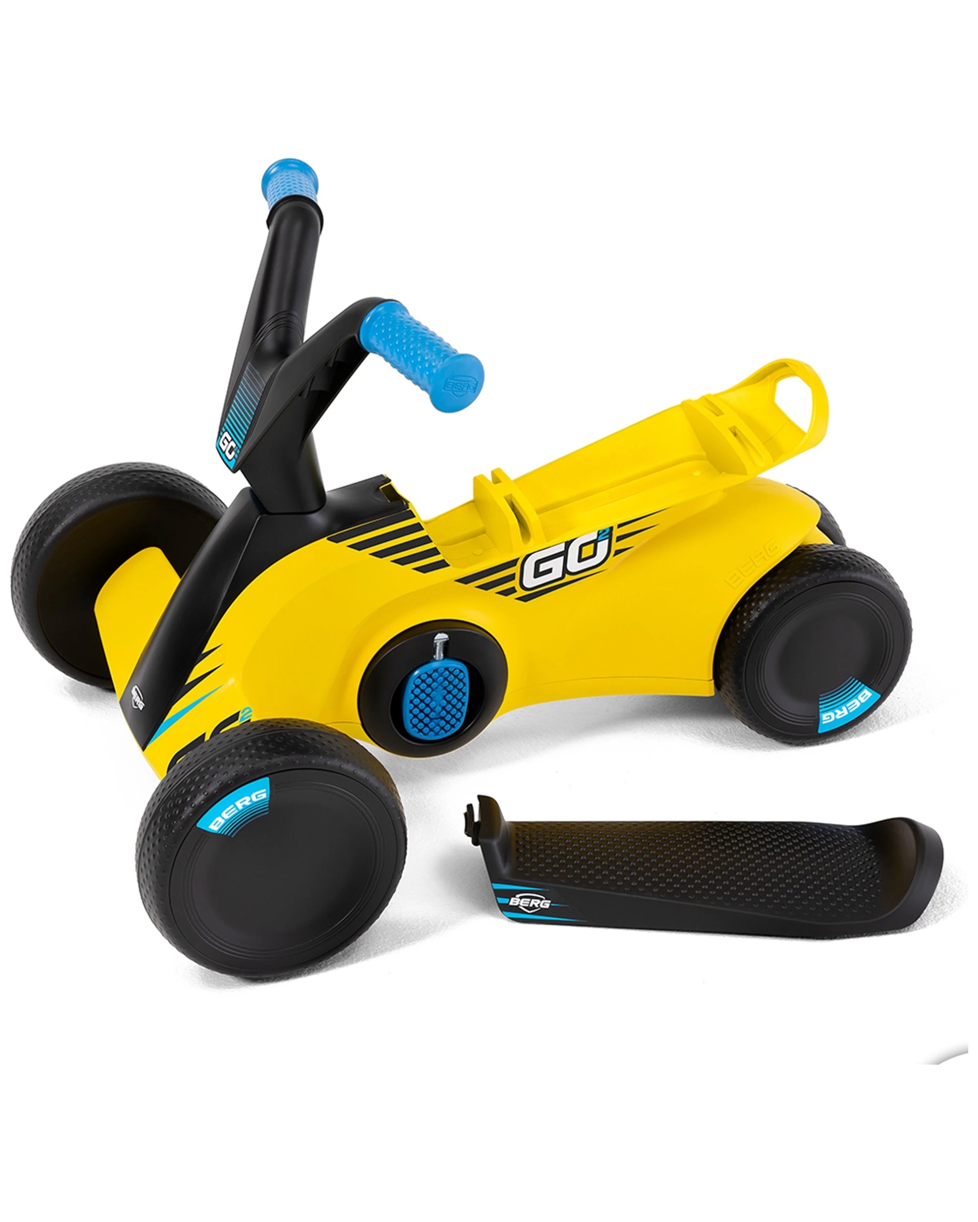 5 BERG GO2 SparX Kids Childrens Push Go Kart Ride On - Go Kart - Pedal Kart - Yellow, 5 of 8