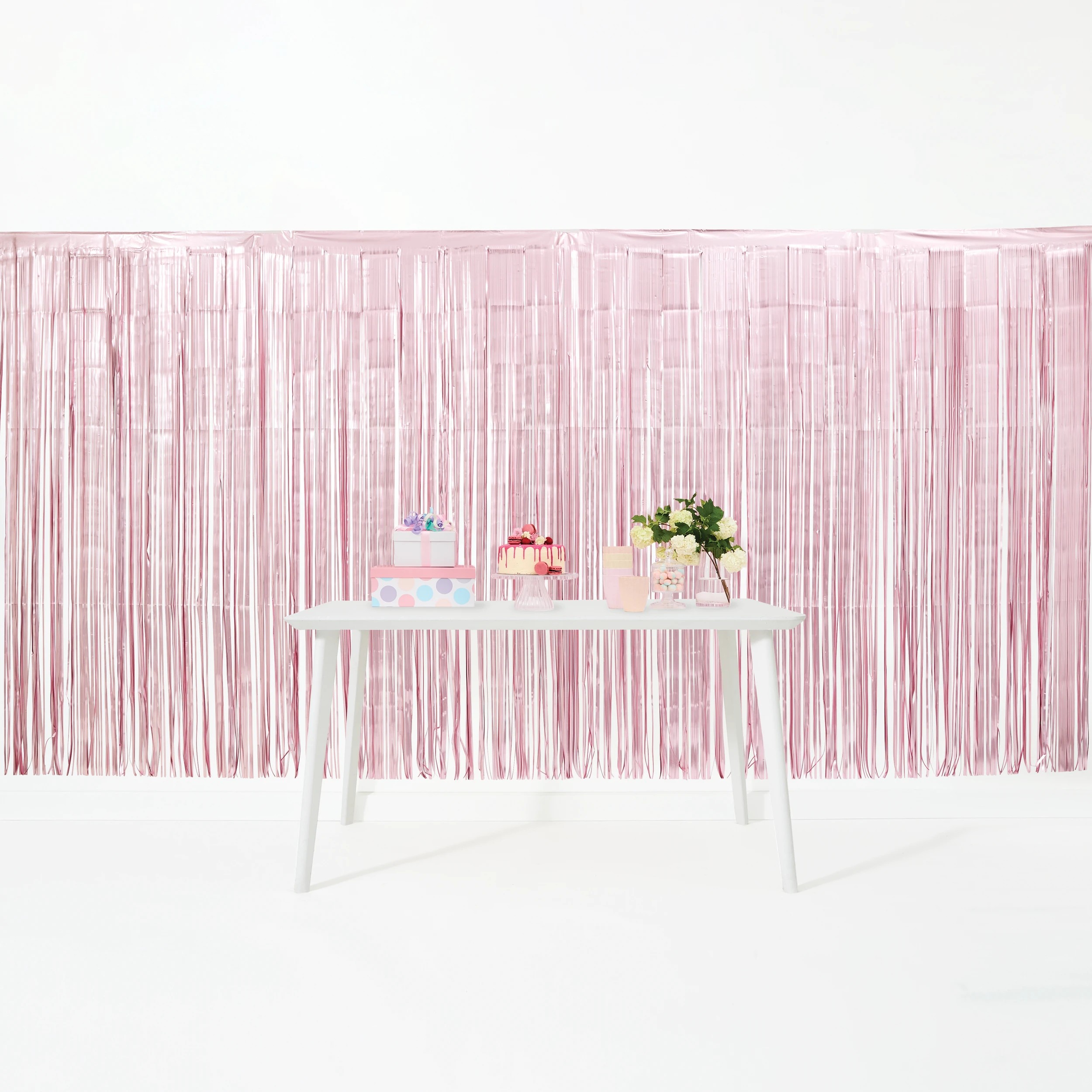 1 Matte Pink Foil Backdrop, 1 of 5