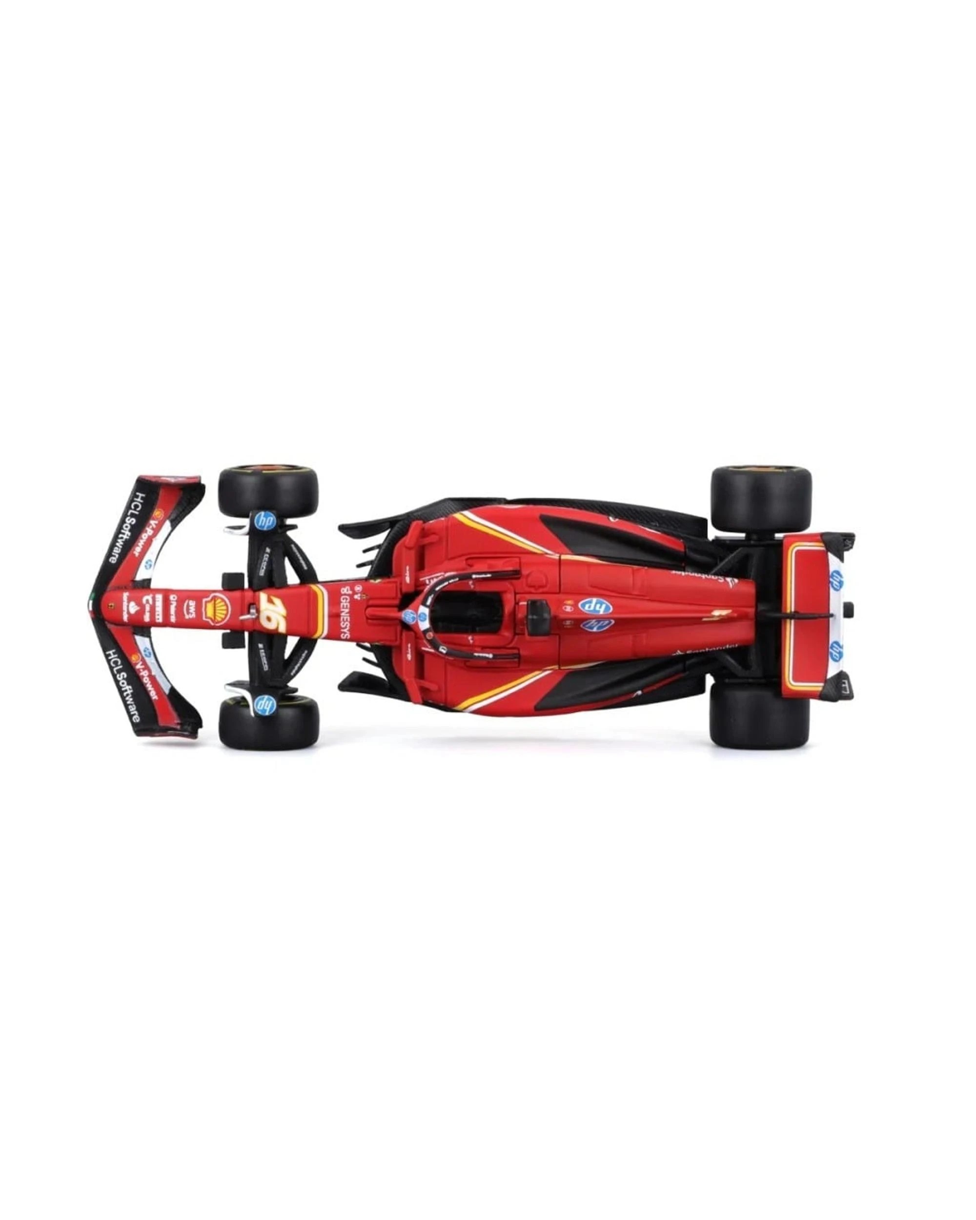 7 Bburago Formula Racing 2024 F-1 Ferrari SF-24 #16 Leclerc and #55 Sainz 1:43 Scale Diecast Vehicle 2 Piece Gift Pack, 7 of 7