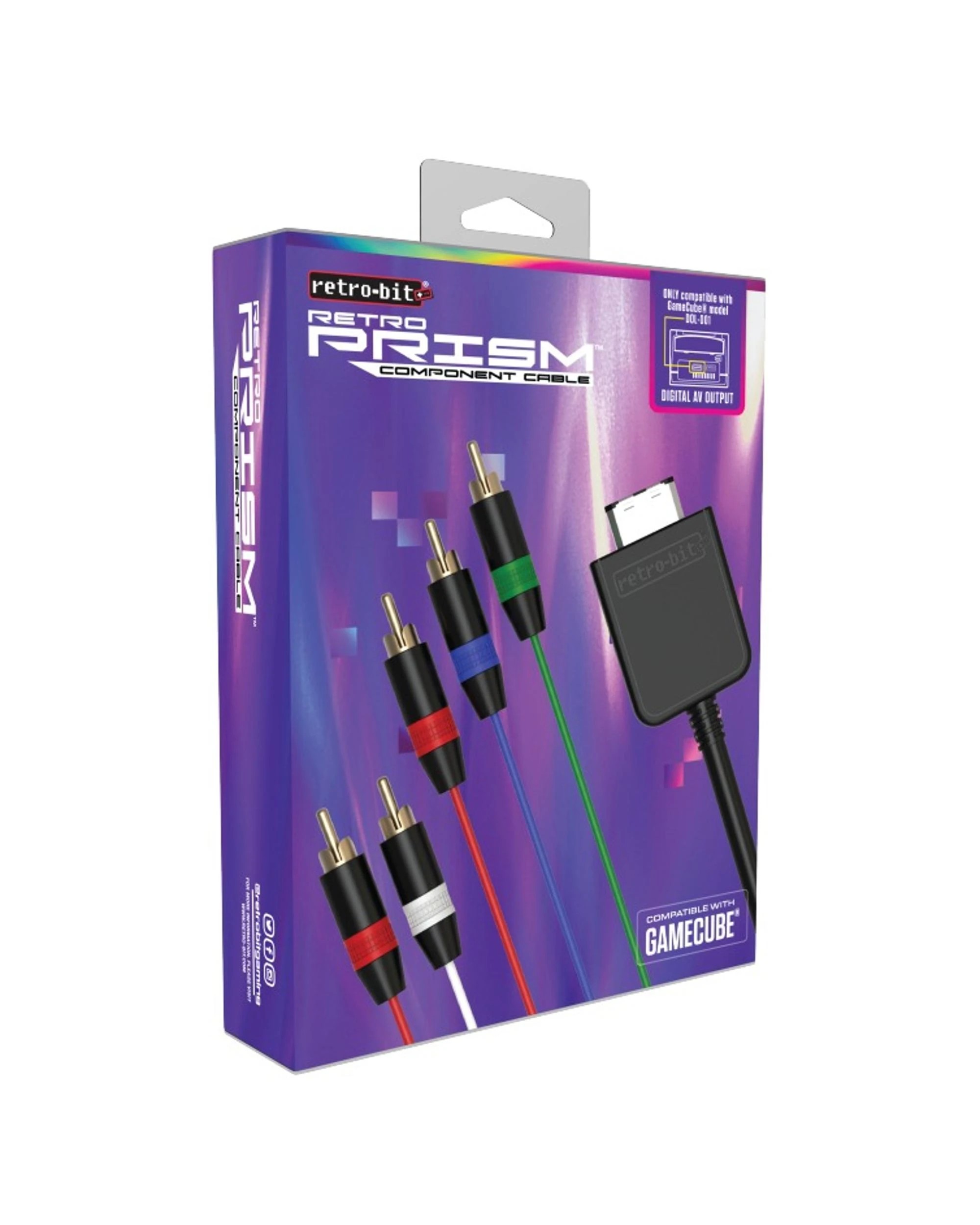 6 Retro-Bit Retro Prism HD Component Cable for Gamecube, 6 of 9