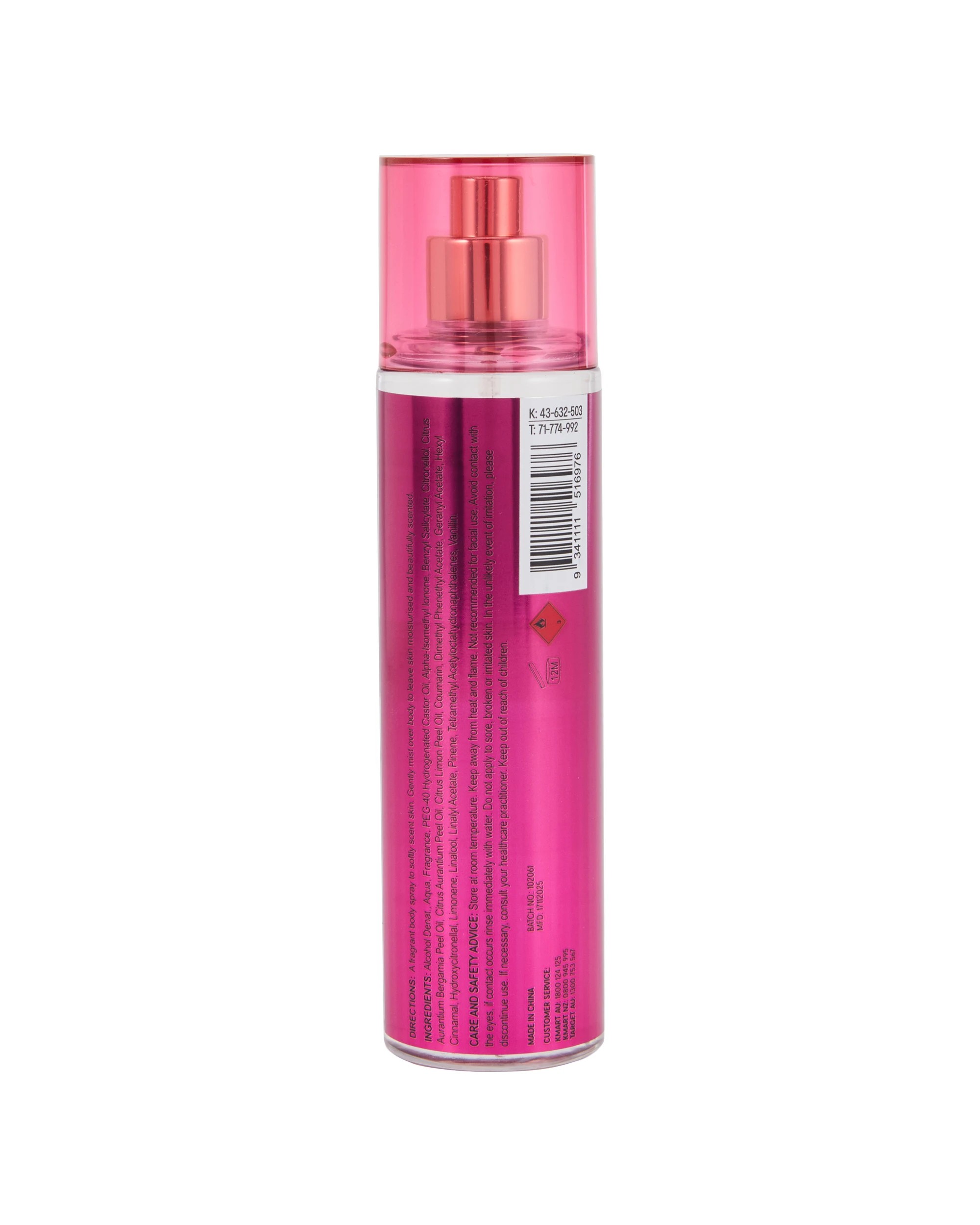 4 OXX Fragrance Loveburst Intense Body Mist 150ml - Red Fruits, Rose and Amber, 4 of 4