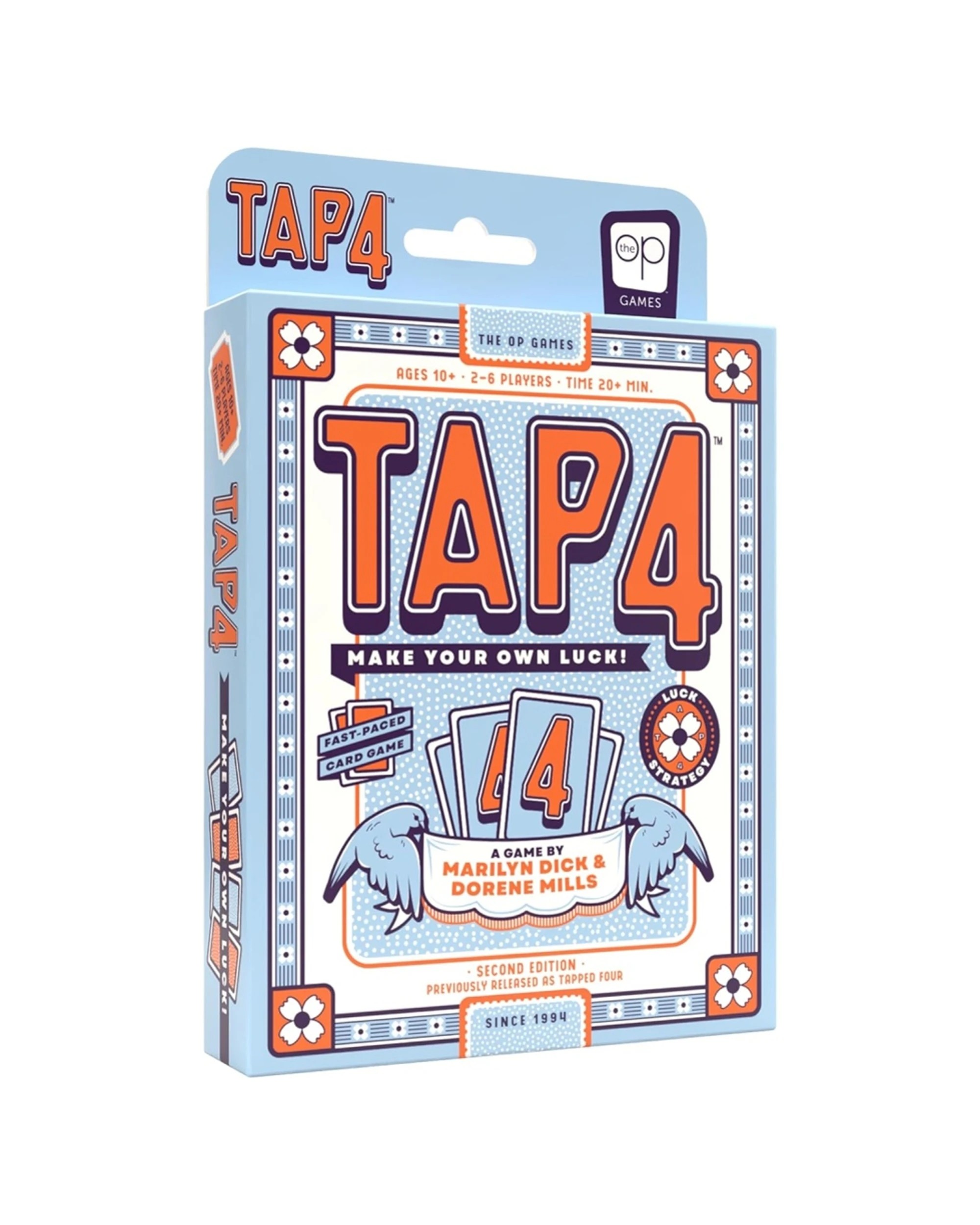 1 USAopoly Tap 4 Card Game Fast Paced Strategic Play 2 to 6 Players - Multi, 1 of 3