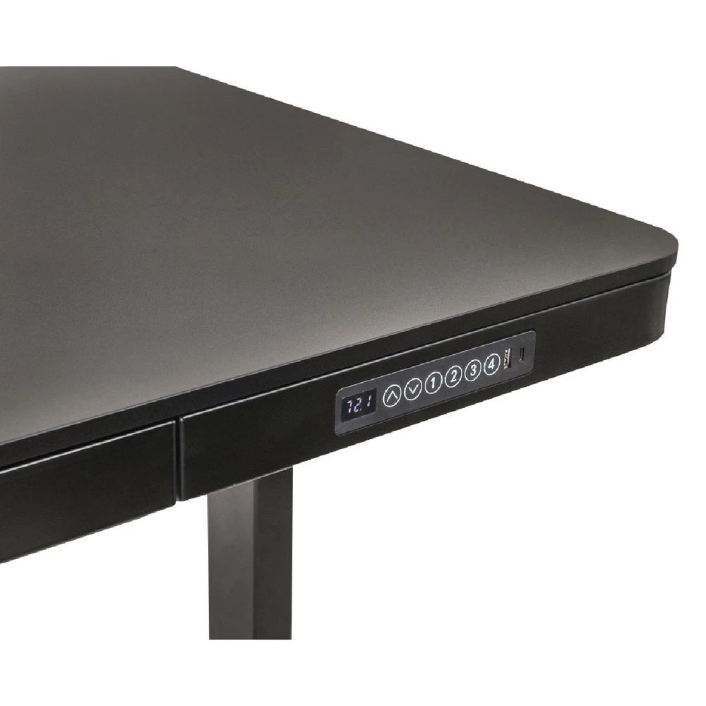 4 Newhaven Electric Sit Stand Desk with Drawer 1500mm Black Desks, Tables and Workstations, 4 of 10
