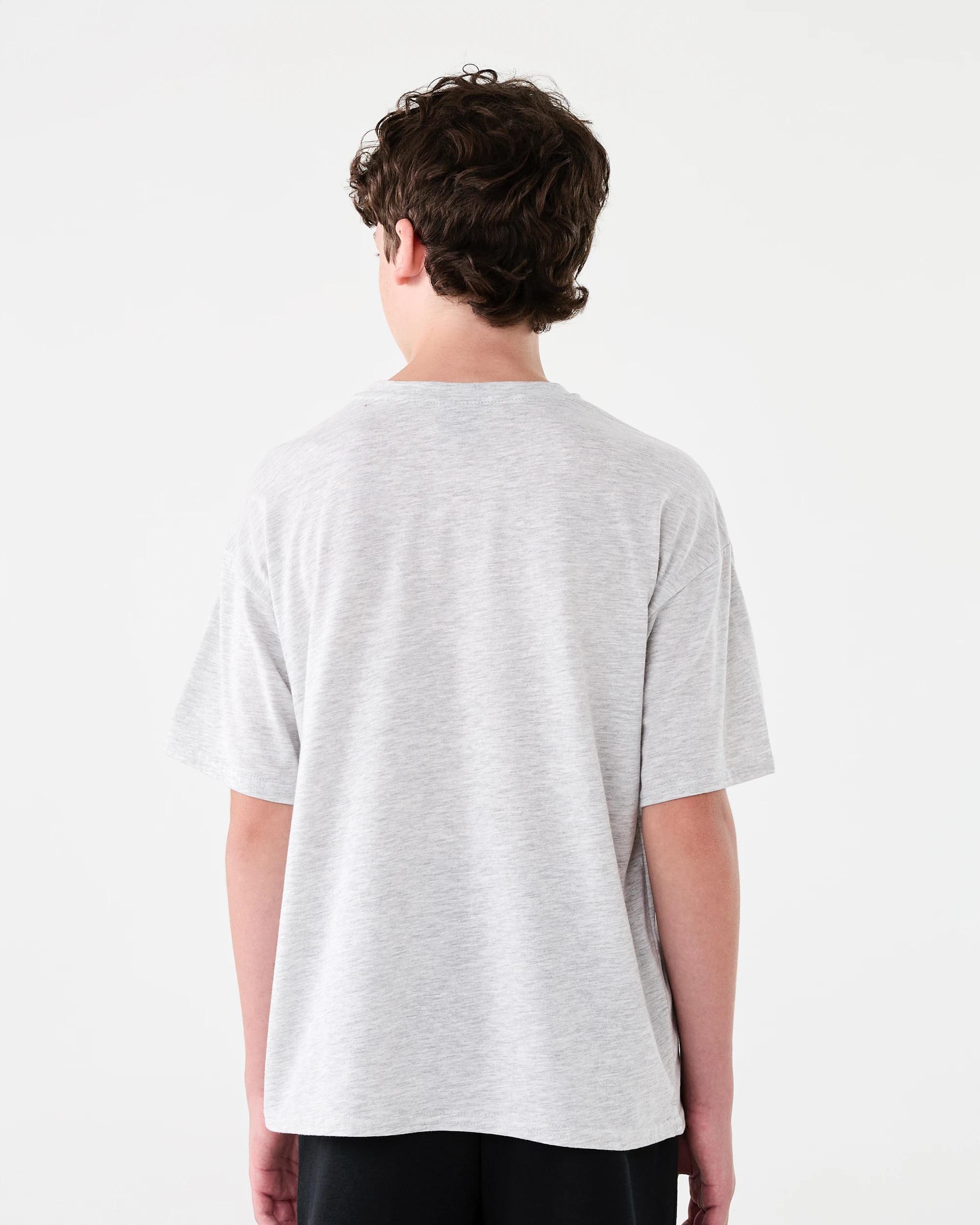 3 Everlast Kids Embroidered T-shirt White Marl, 3 of 8
