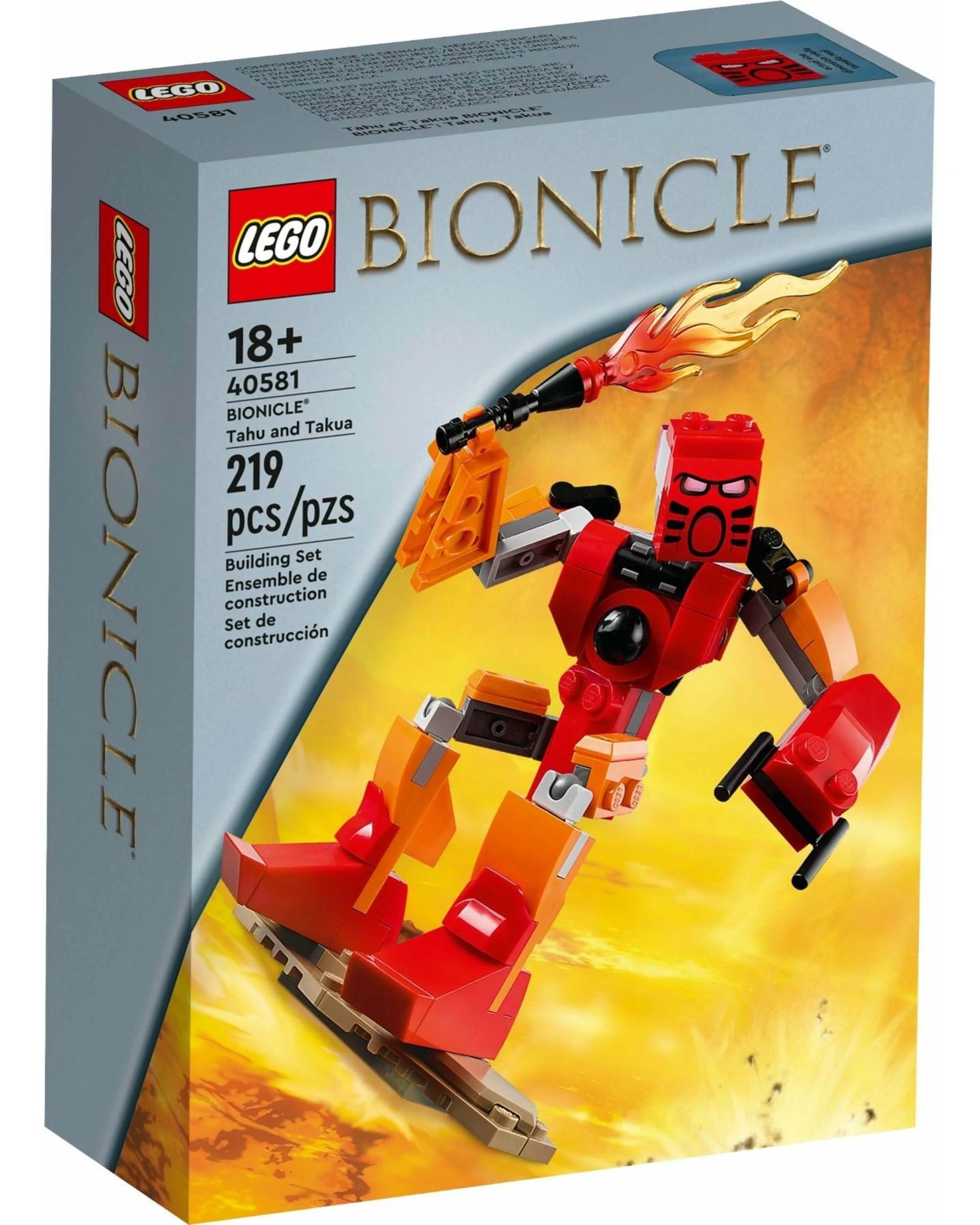 1 Lego Bionicle Exclusive GWP 40581 Bionicle Tahu & Takua, 1 of 3