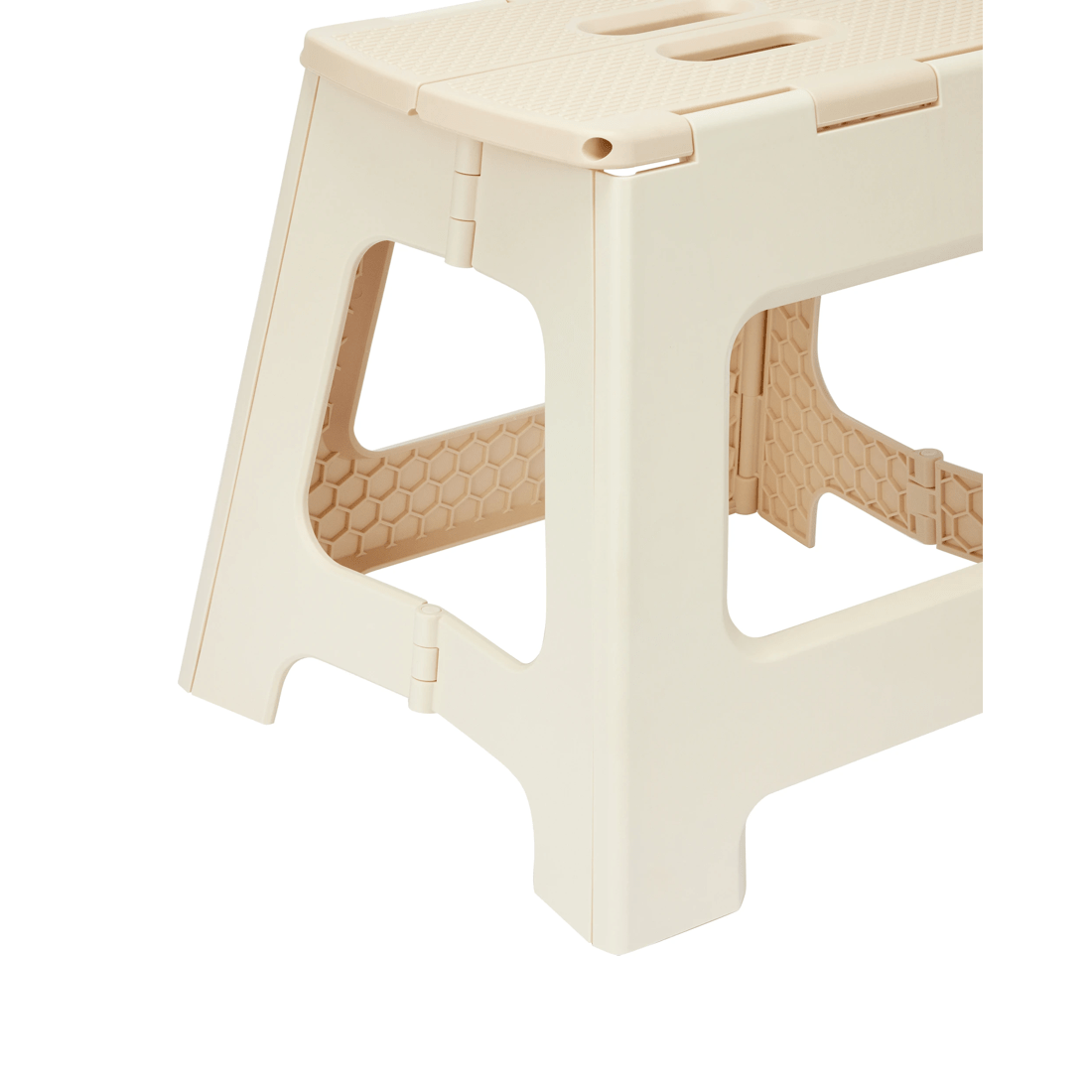 4 Folding Step Stool - Cream, 4 of 7