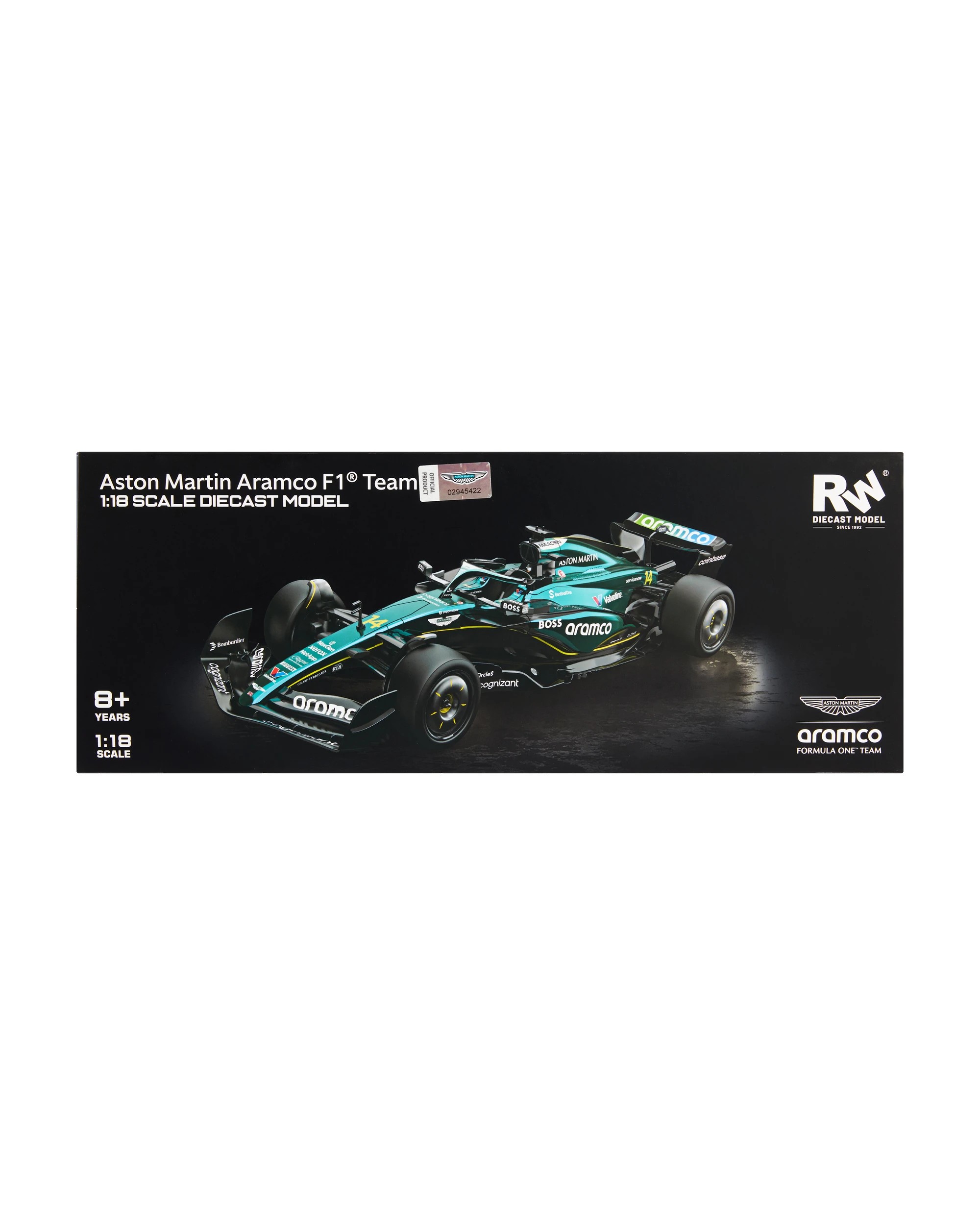9 Aston Martin Aramco F1 1:18 Scale Diecast Model Race Car, 9 of 9