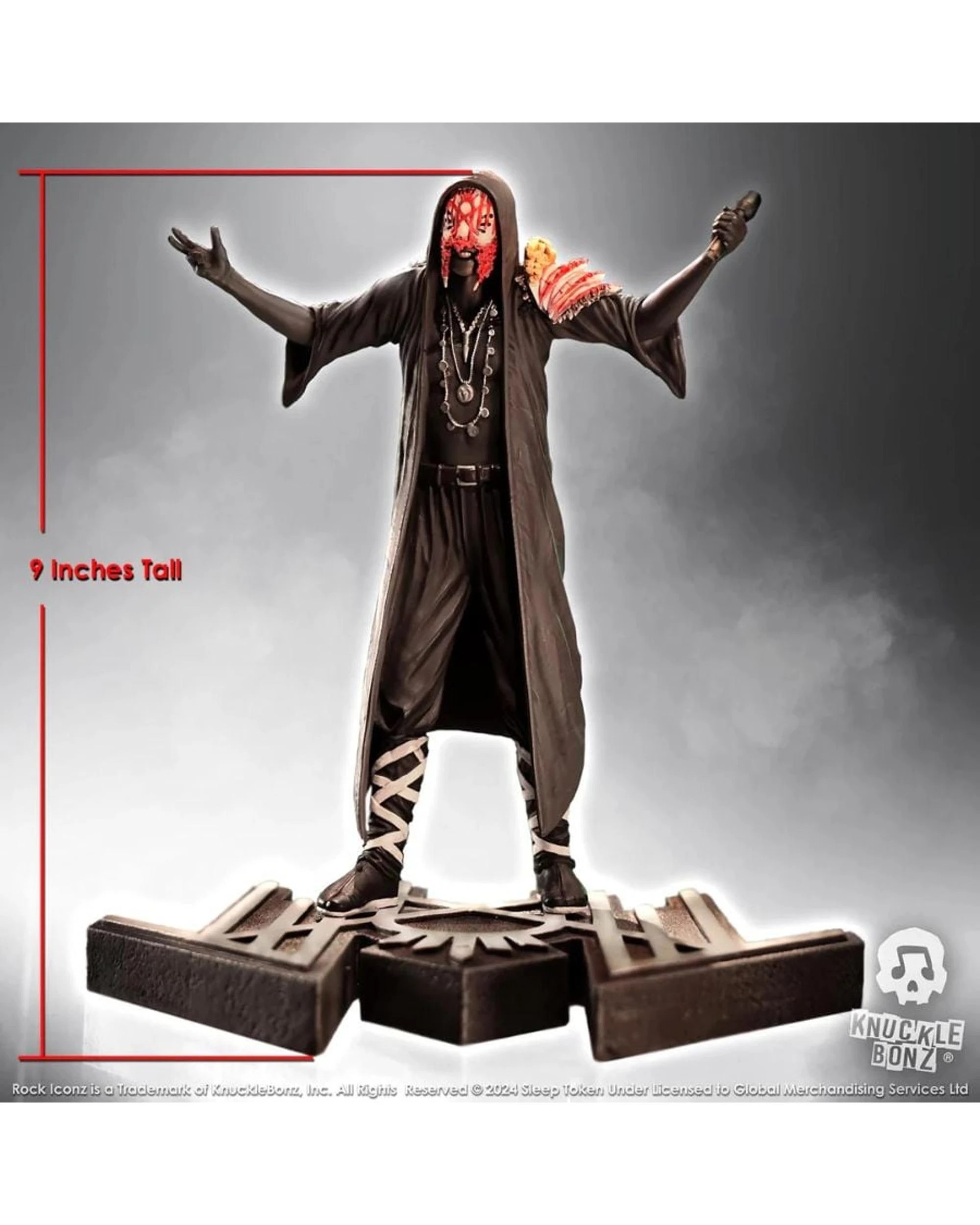 8 Knucklebonz Sleep Token Vessel Rock Iconz Statue, 8 of 8