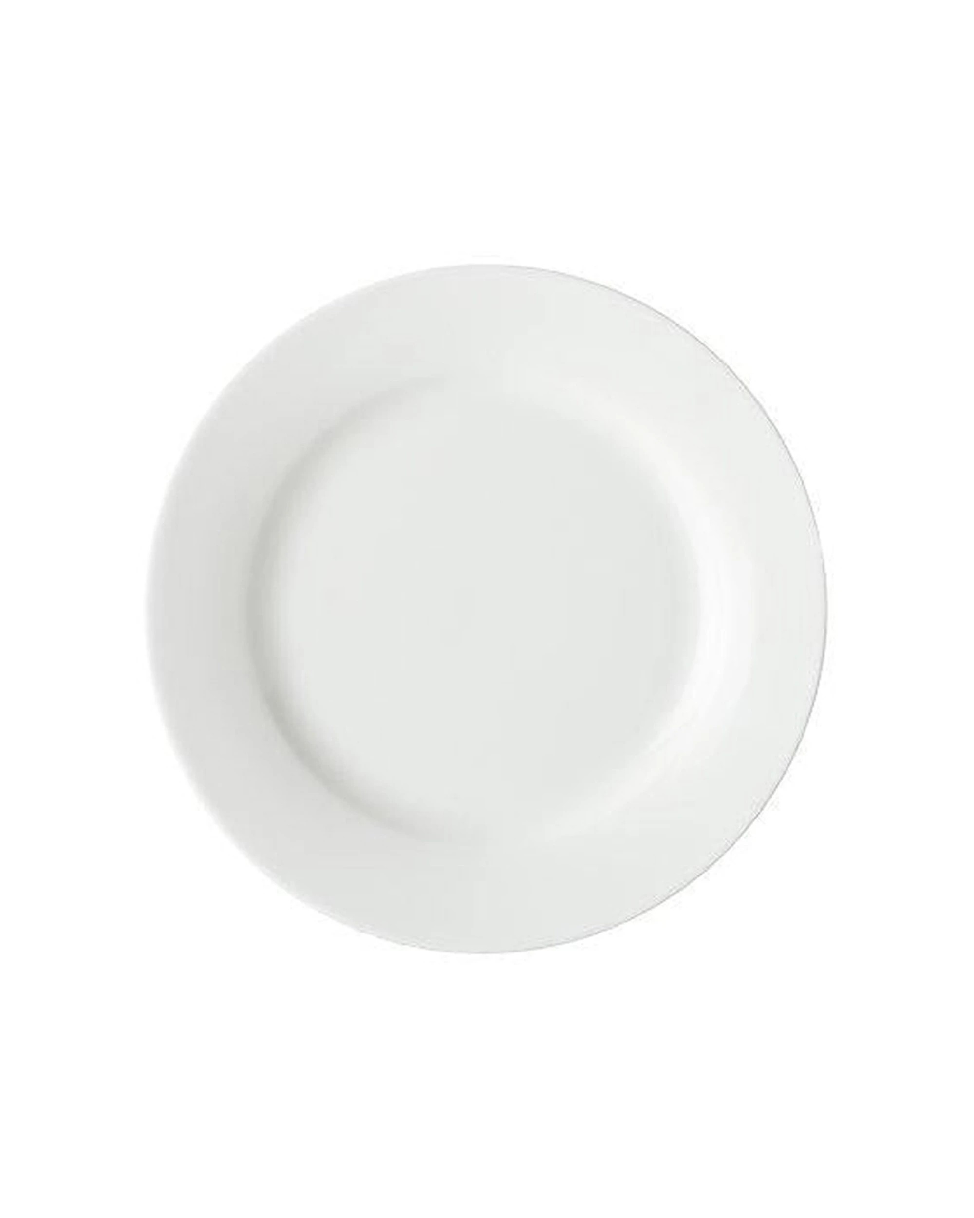 2 Maxwell & Williams 4x 23cm Basics Porcelain Rim Entree Plate Set - White, 2 of 2