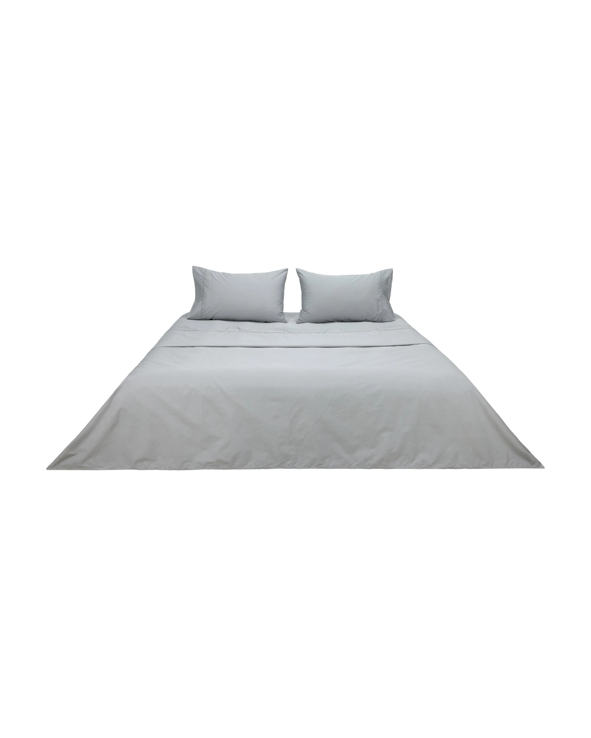 9 250 Thread Count Cotton Rich Sheet Set - King Bed, Light Grey, 9 of 10