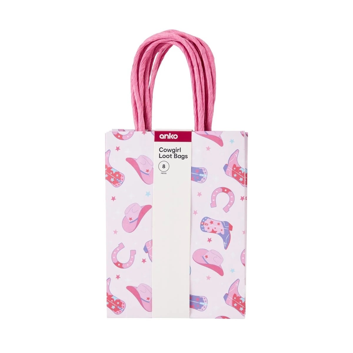 4 8 Piece Cowgirl Loot Bags, 4 of 4