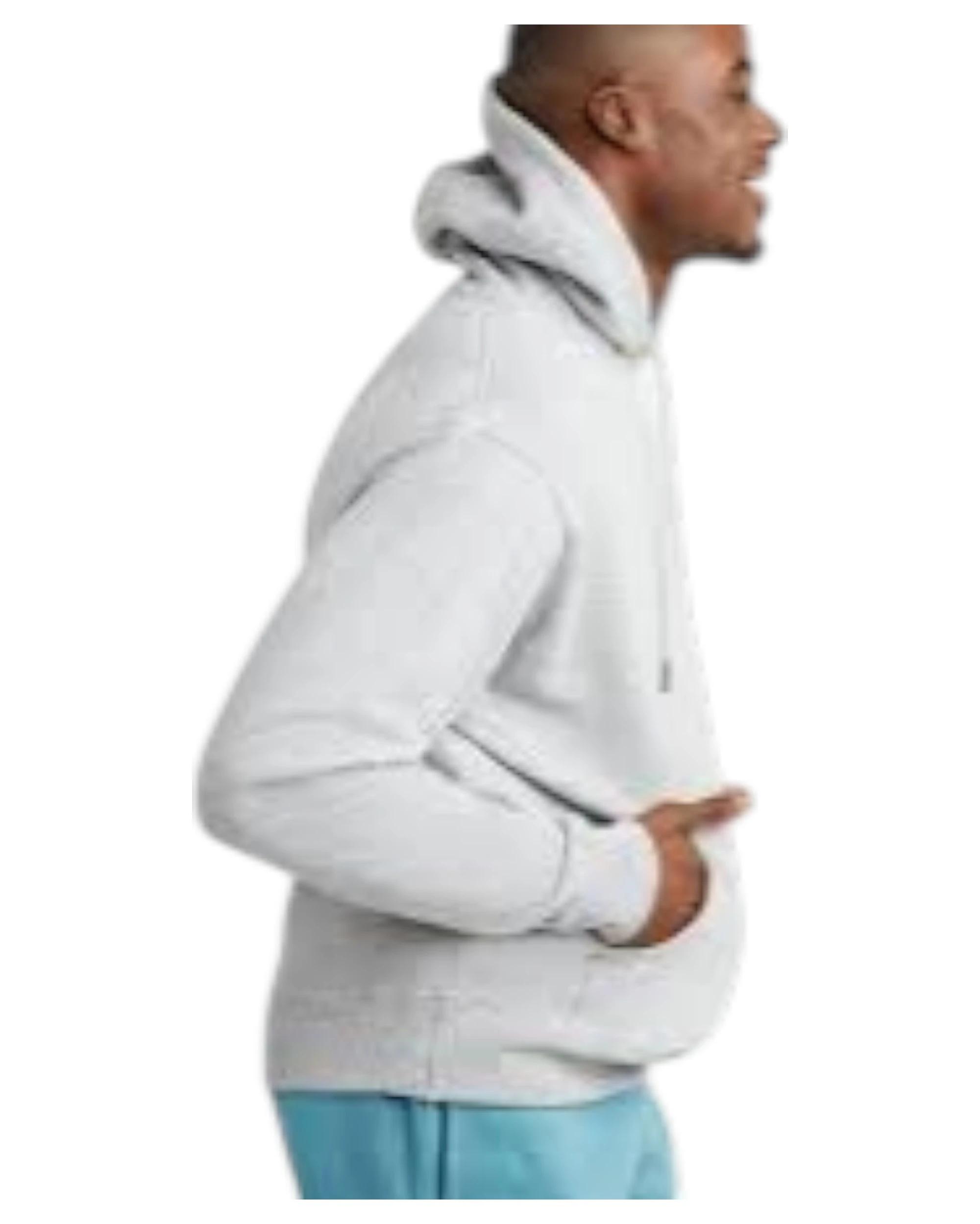 2 Champion Mens Powerblend Oxford Gray Graphic Hoodie OXFORD GRAY, 2 of 4