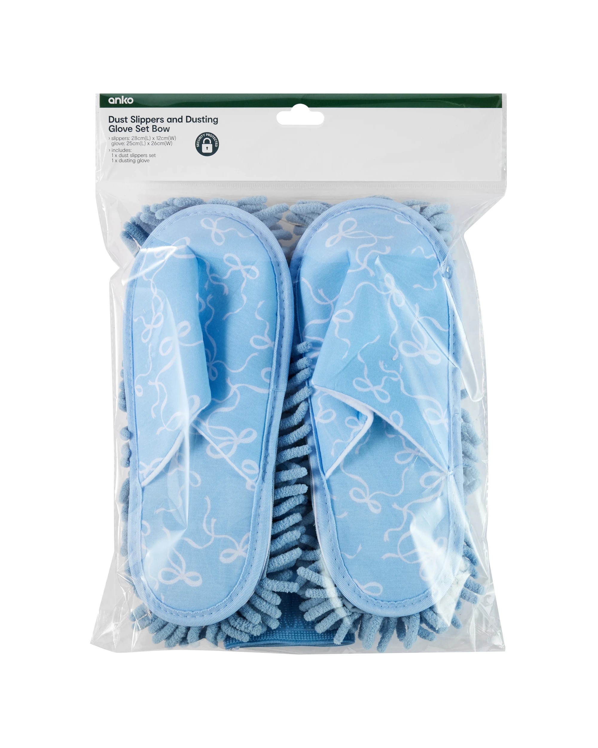 10 Dust Slippers and Dusting Glove Set - Bow, 10 of 10
