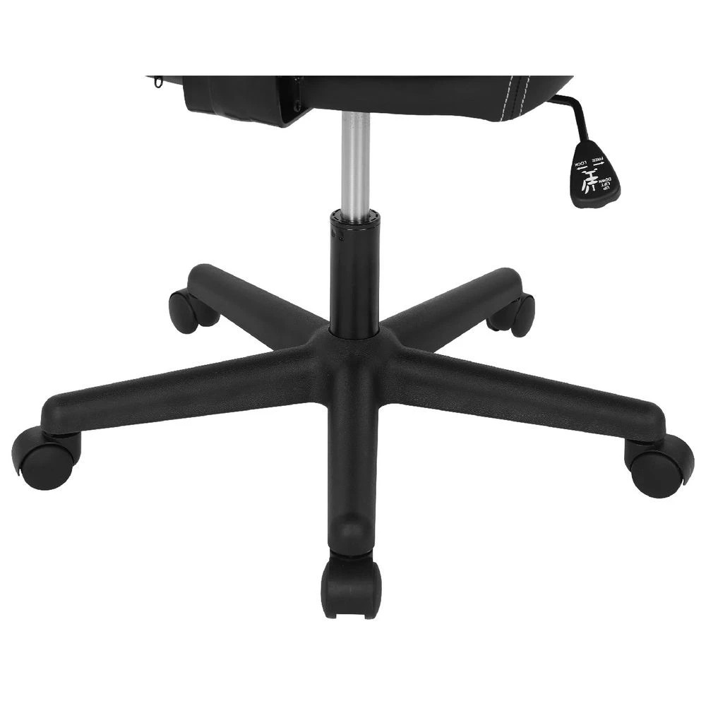 10 Typhoon Bolt Gaming Chair Black/White Ergonomic Chairs and Desk Chairs, 10 of 10