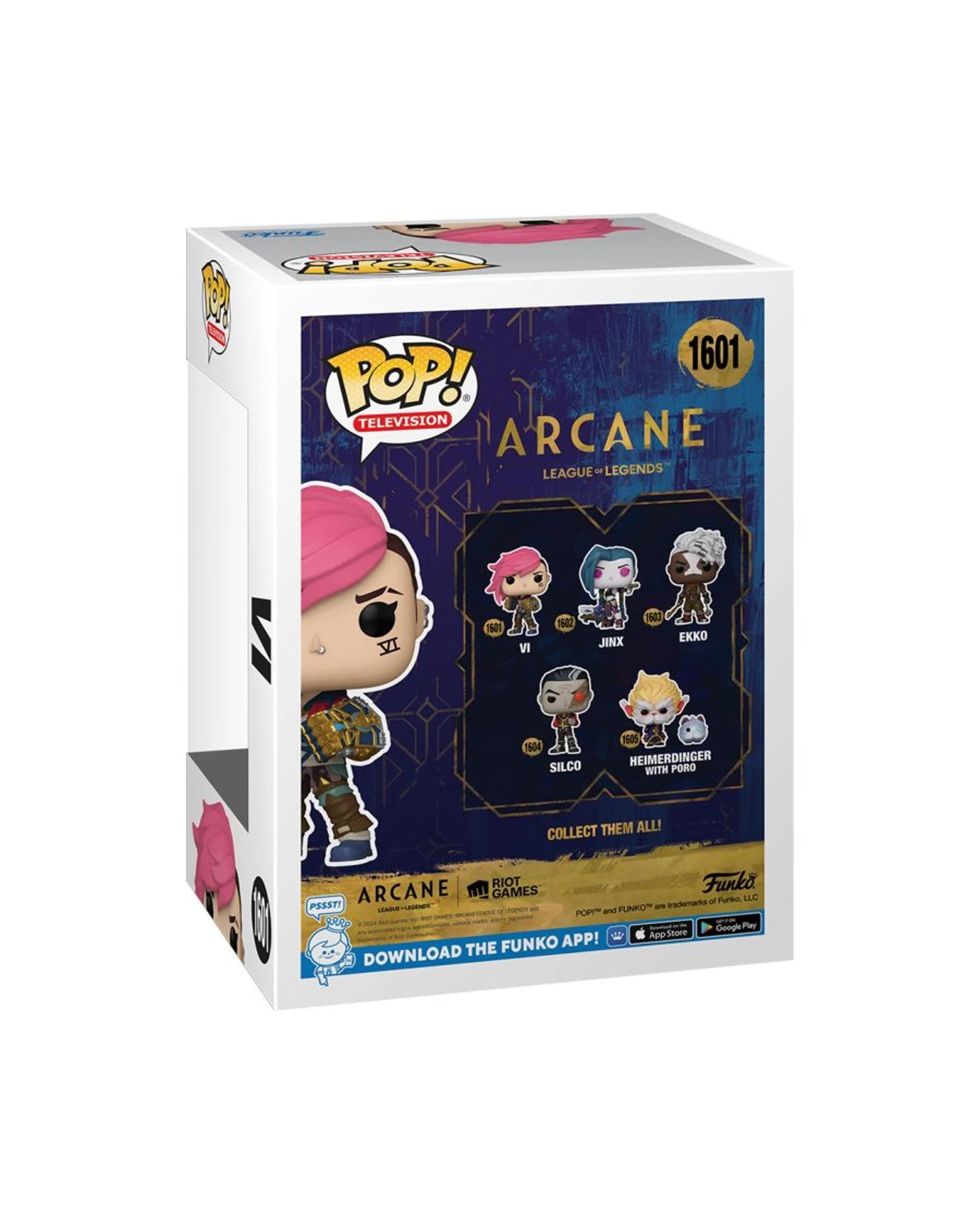 4 Arcane League of Legends Vi Funko POP! Vinyl, 4 of 4
