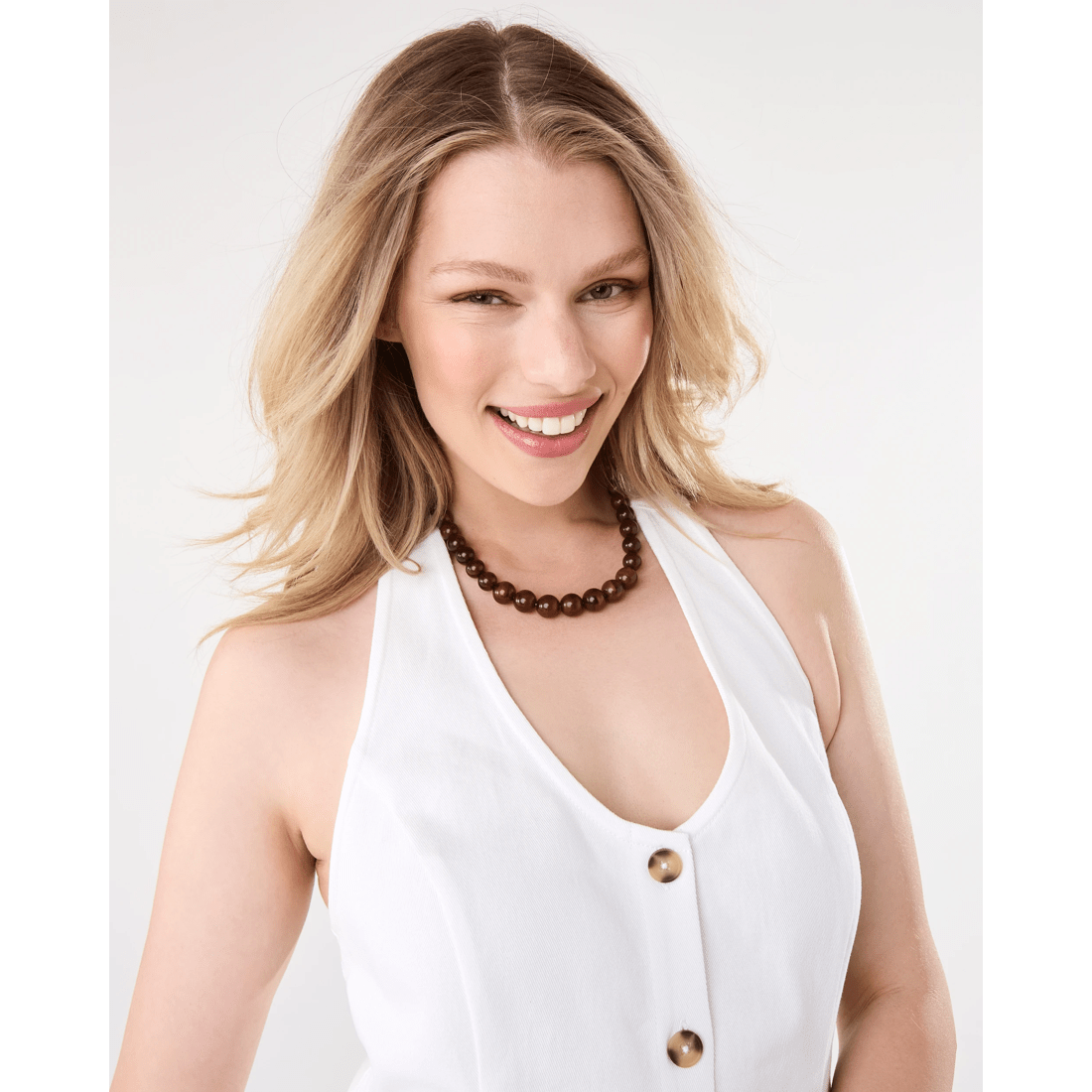 4 Toggle Bead Necklace - Brown, 4 of 6