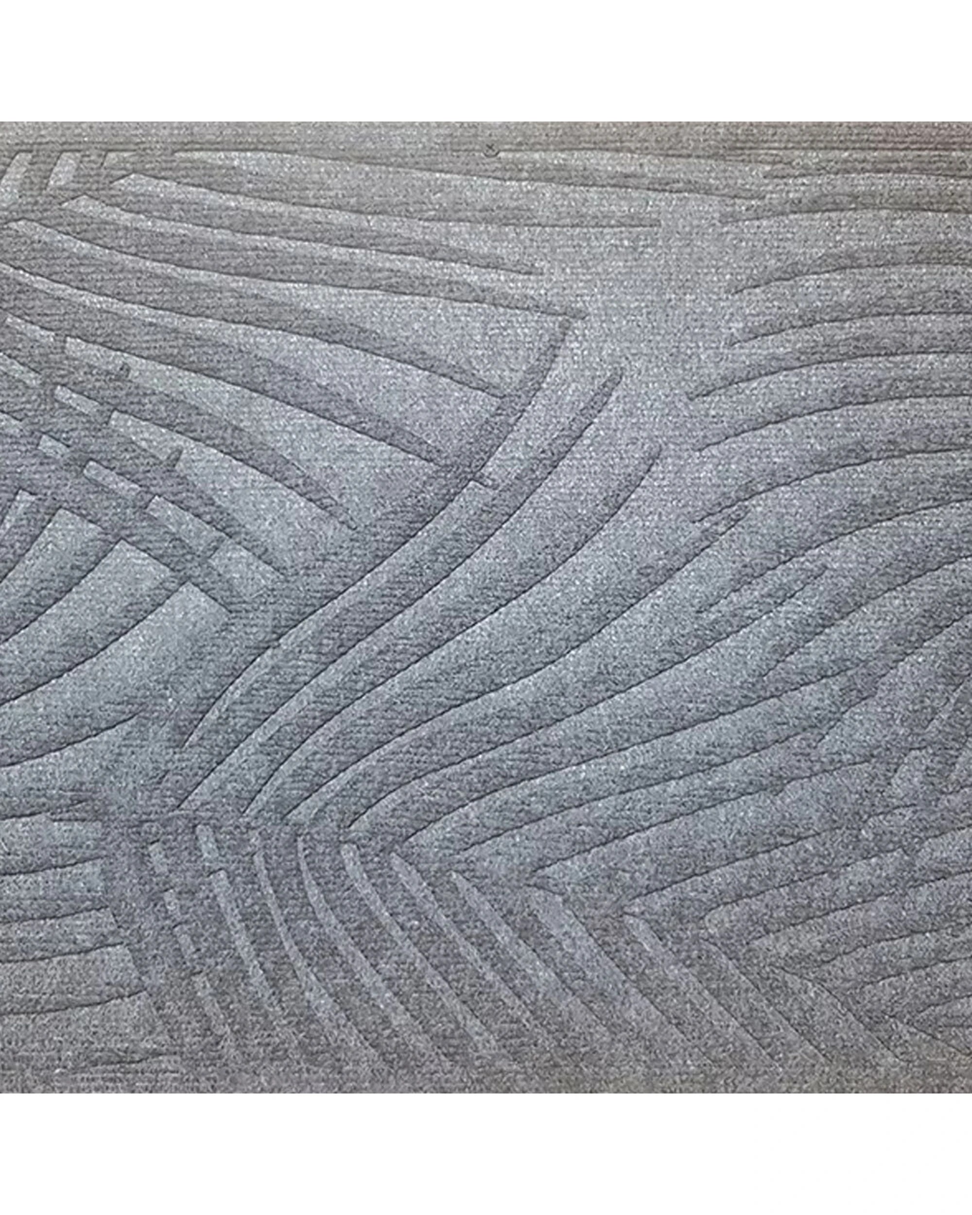 2 Solemate Marine Carpet Palm Frond 45x75cm Outdoor Doormat Home Furnishings - Grey, 2 of 4