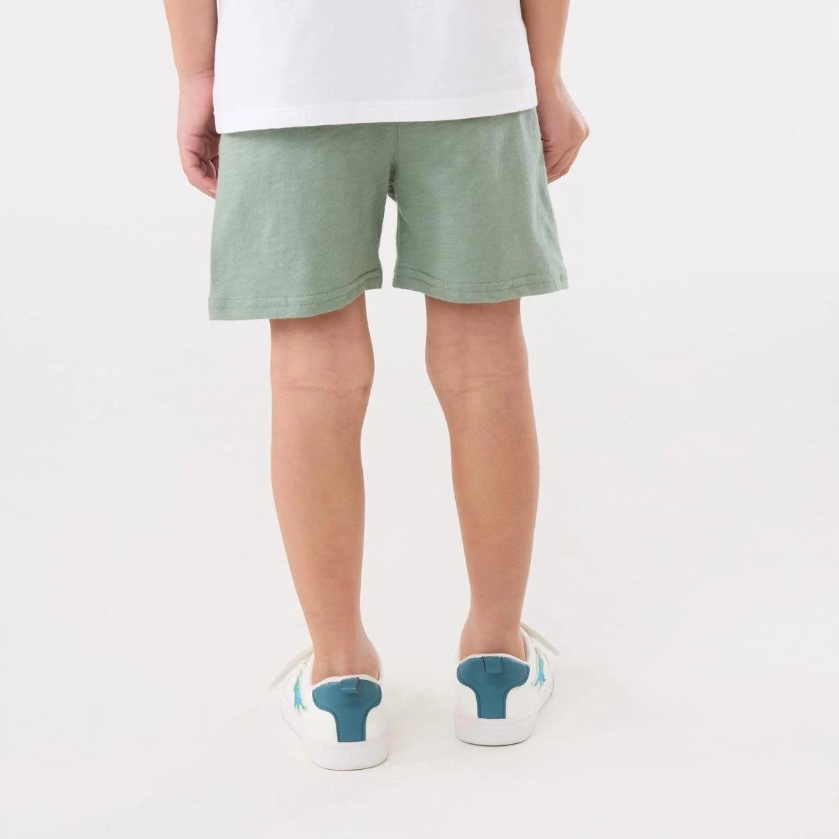 2 Cotton Knit Shorts CHINOIS GREEN, 2 of 5