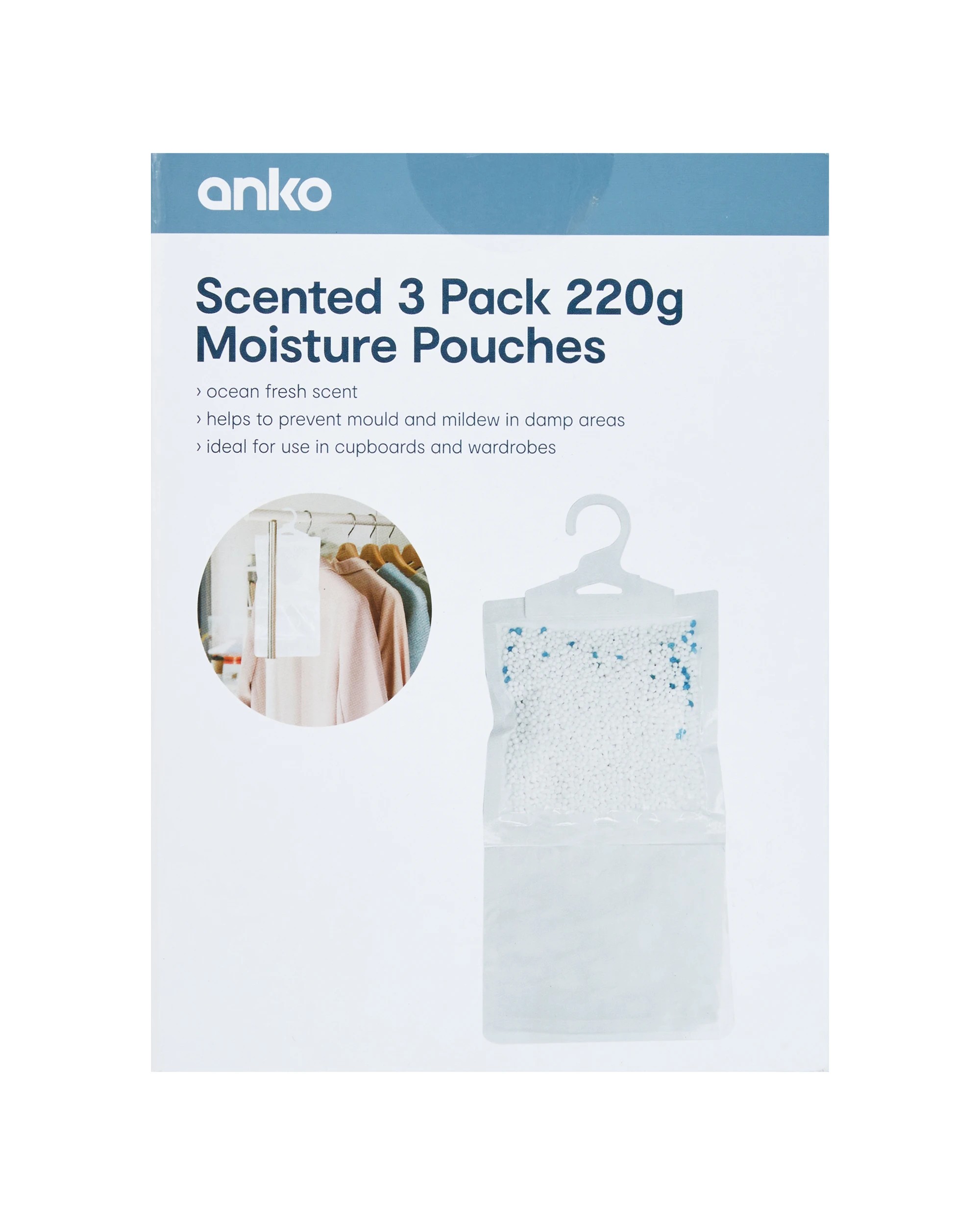 1 3 Pack Scented Moisture Absorber Pouches, 1 of 5