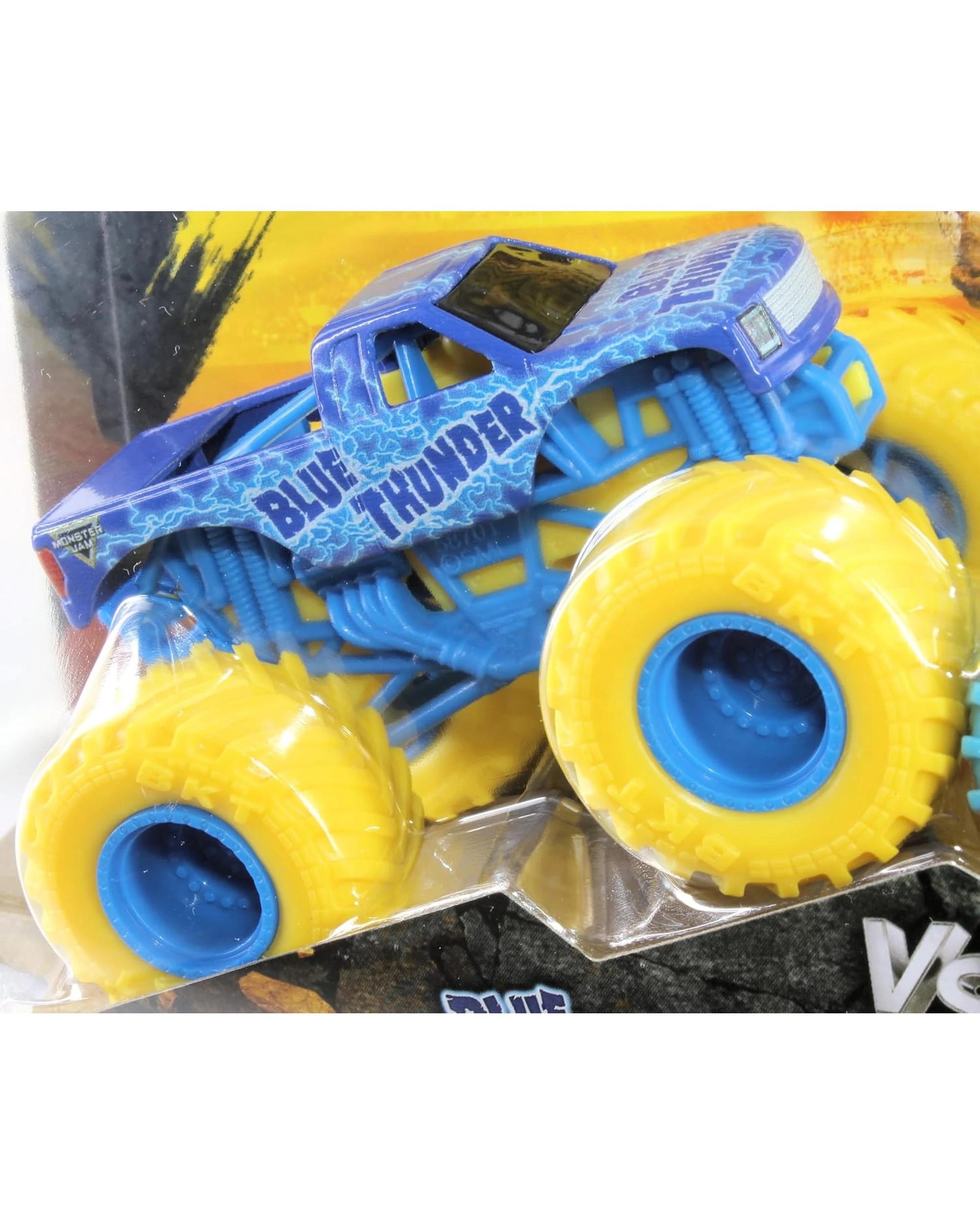 3 Monster Jam Blue Thunder vs Bad News Travels Fast 1:64 Scale 2 Pack, 3 of 4