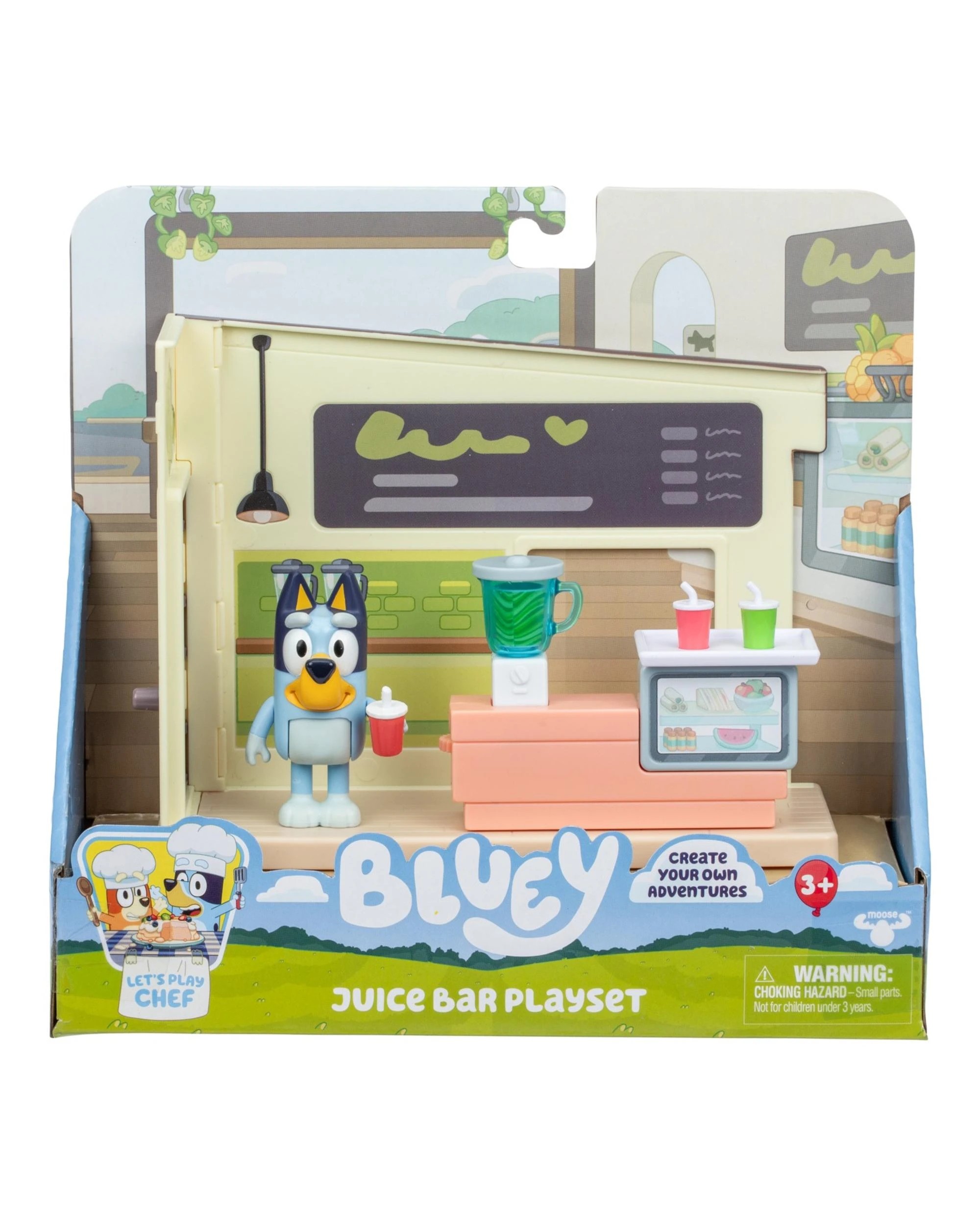 1 Bluey Juice Bar Mini Figure Playset, 1 of 7