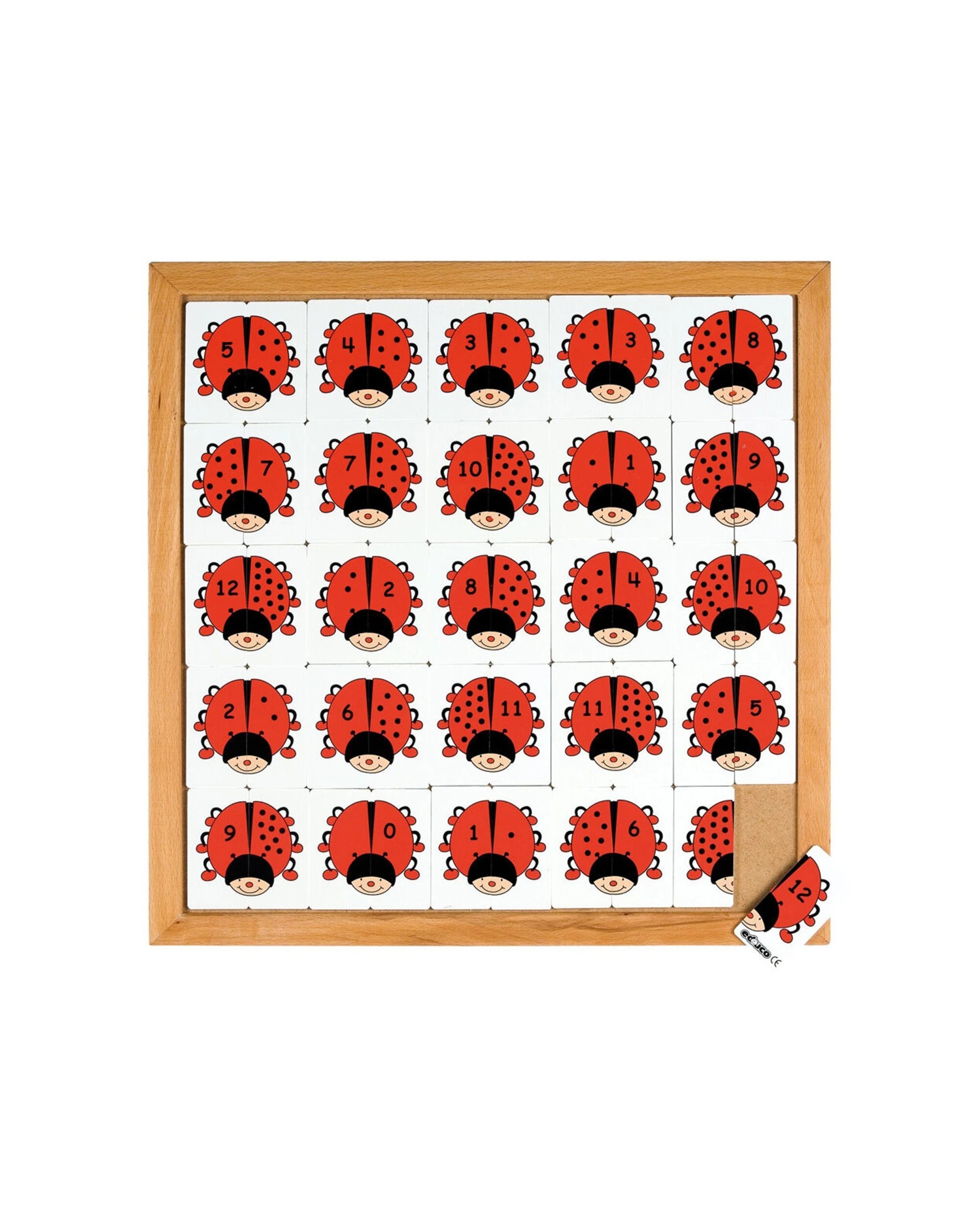 3 EDUCO Beetle Counting Game Educational Counting Toy Self-Checking 3 Years - Multi, 3 of 3