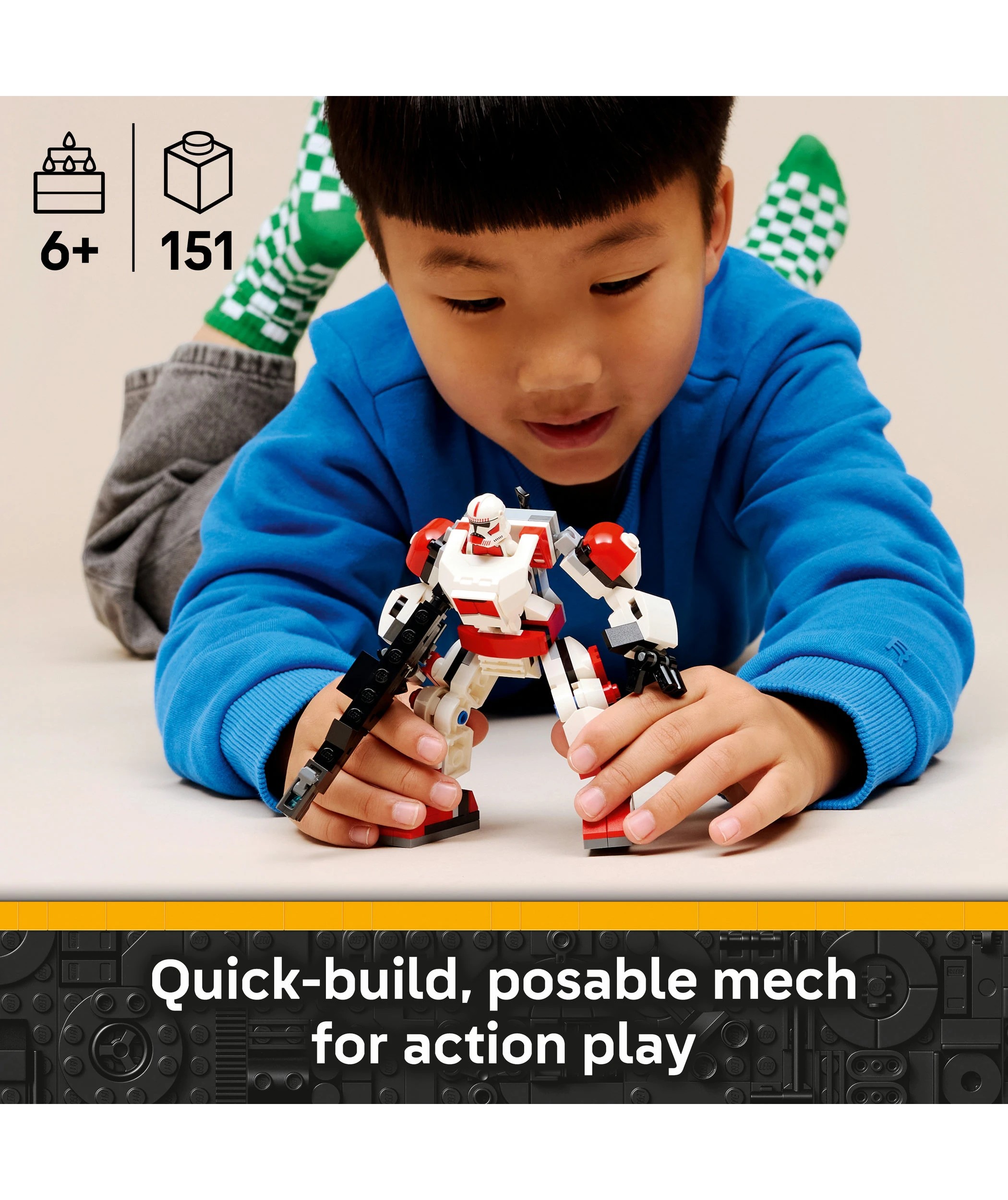 3 LEGO Star Wars Clone Shock Trooper Mech 75448, 3 of 10