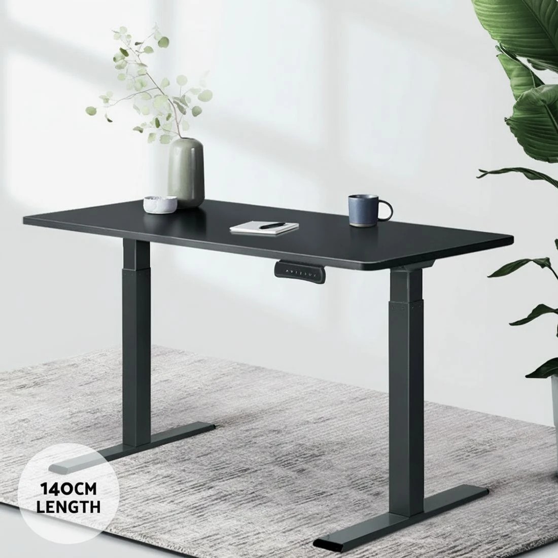 4 Artiss Standing Desk Top - Black, 4 of 6