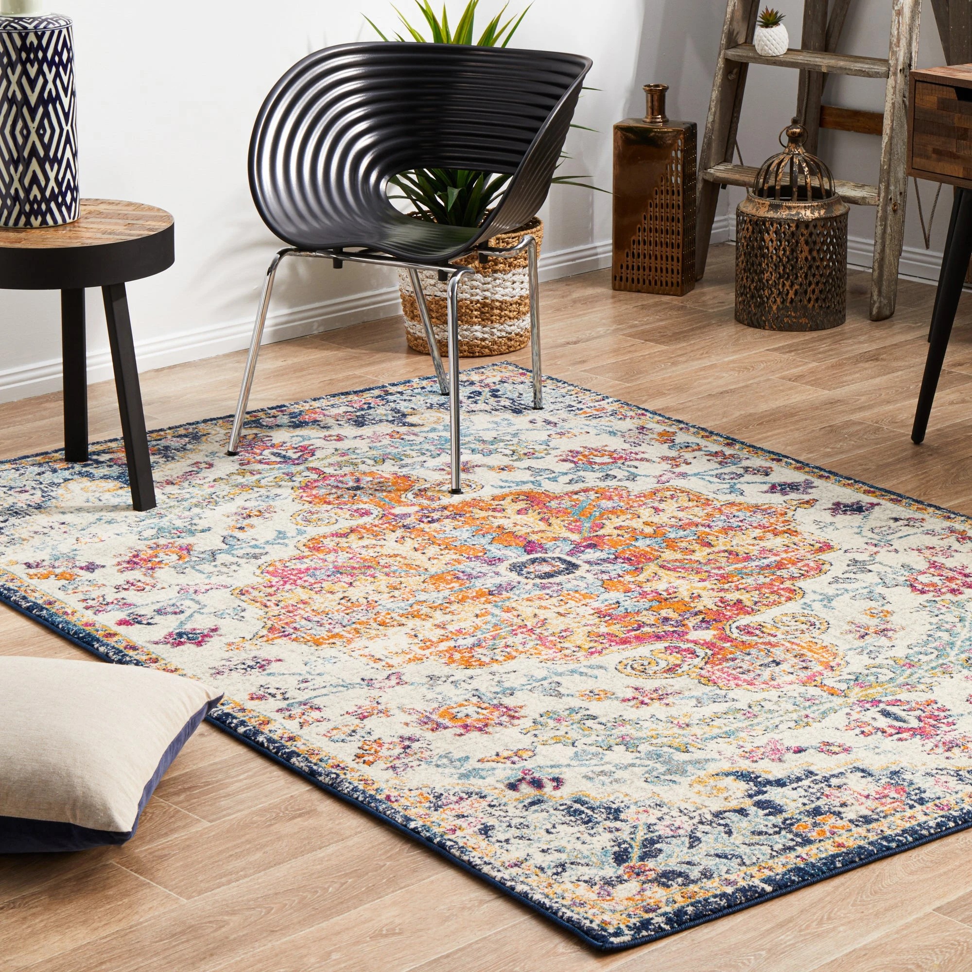 3 Common Ground Rugs Encore 254 290x200cm - Large Floor Rug - White, 3 of 9