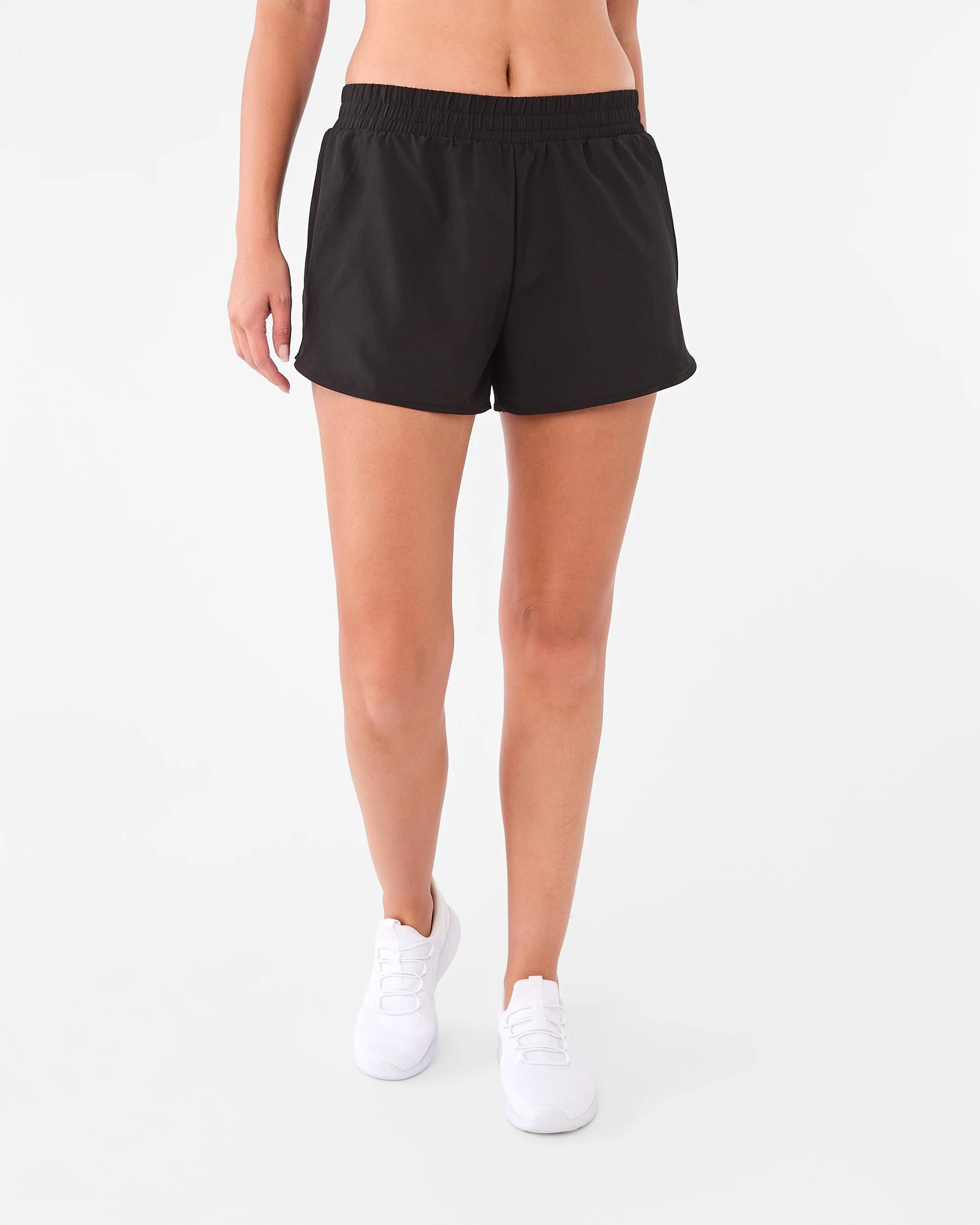 7 Active Womens 3in. Running Shorts Black, 7 of 7