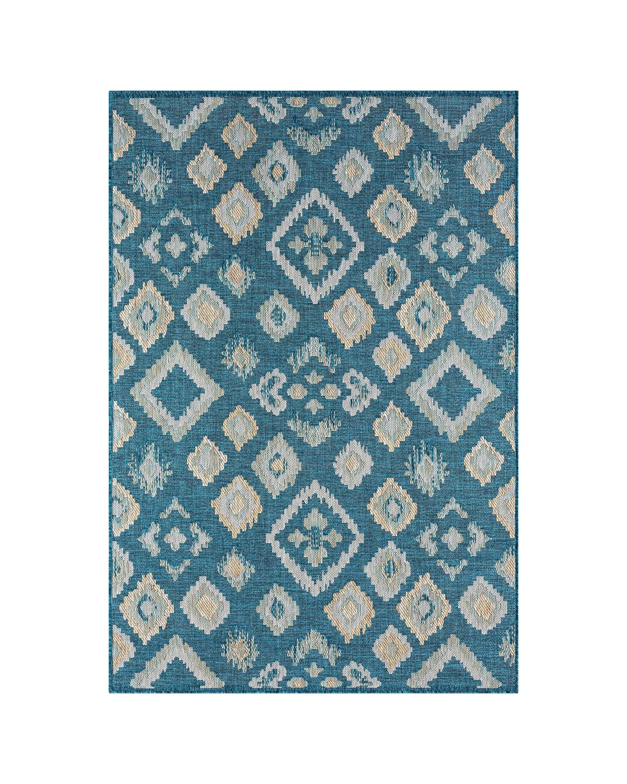 1 La Grace Home Cascade Premium Rug - 300x400cm - Turquoise, 1 of 10