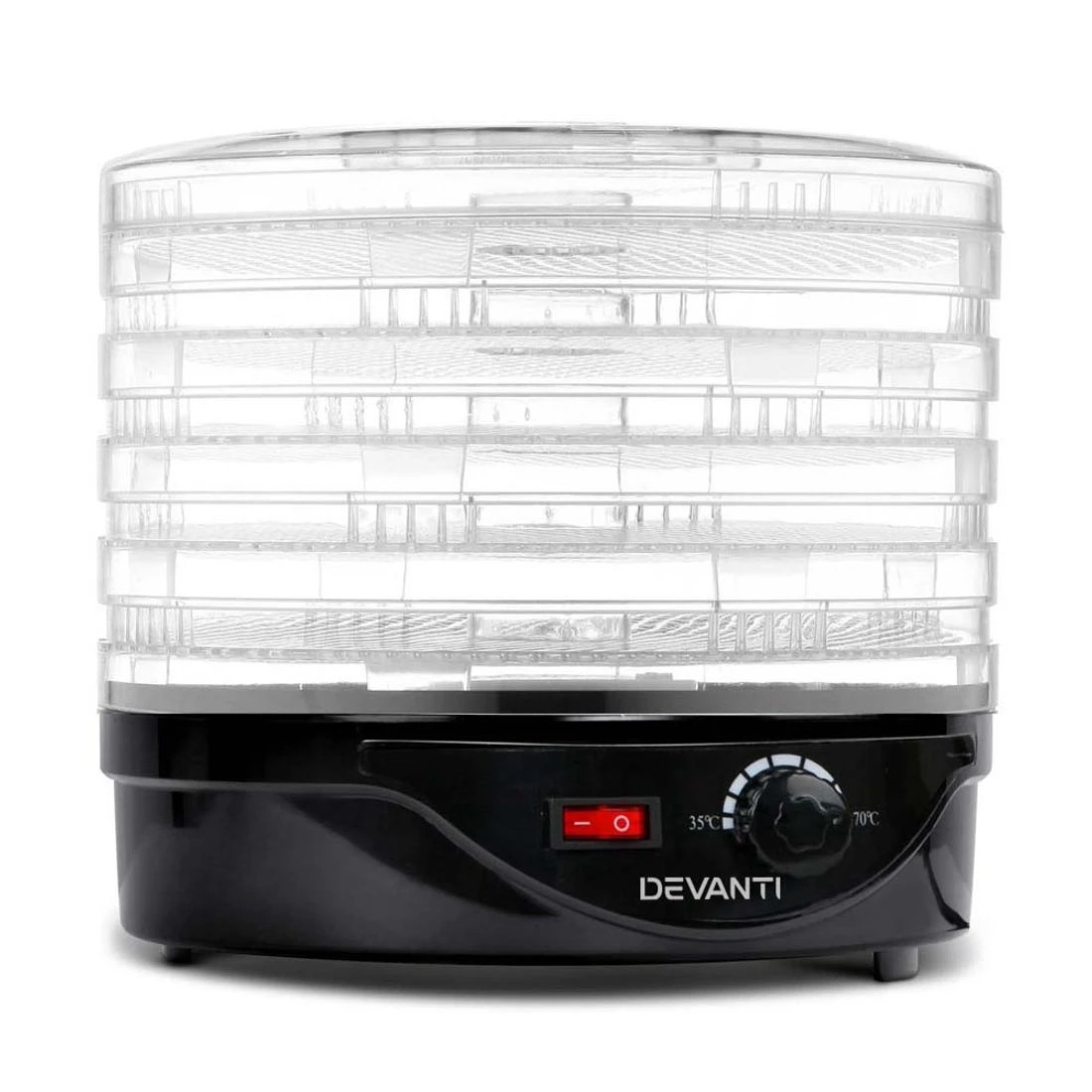 1 Devanti 5 Trays Food Dehydrator
 - Black, 1 of 7