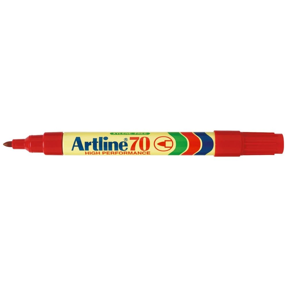 1 Artline 70 Permanent Marker Red, 1 of 2