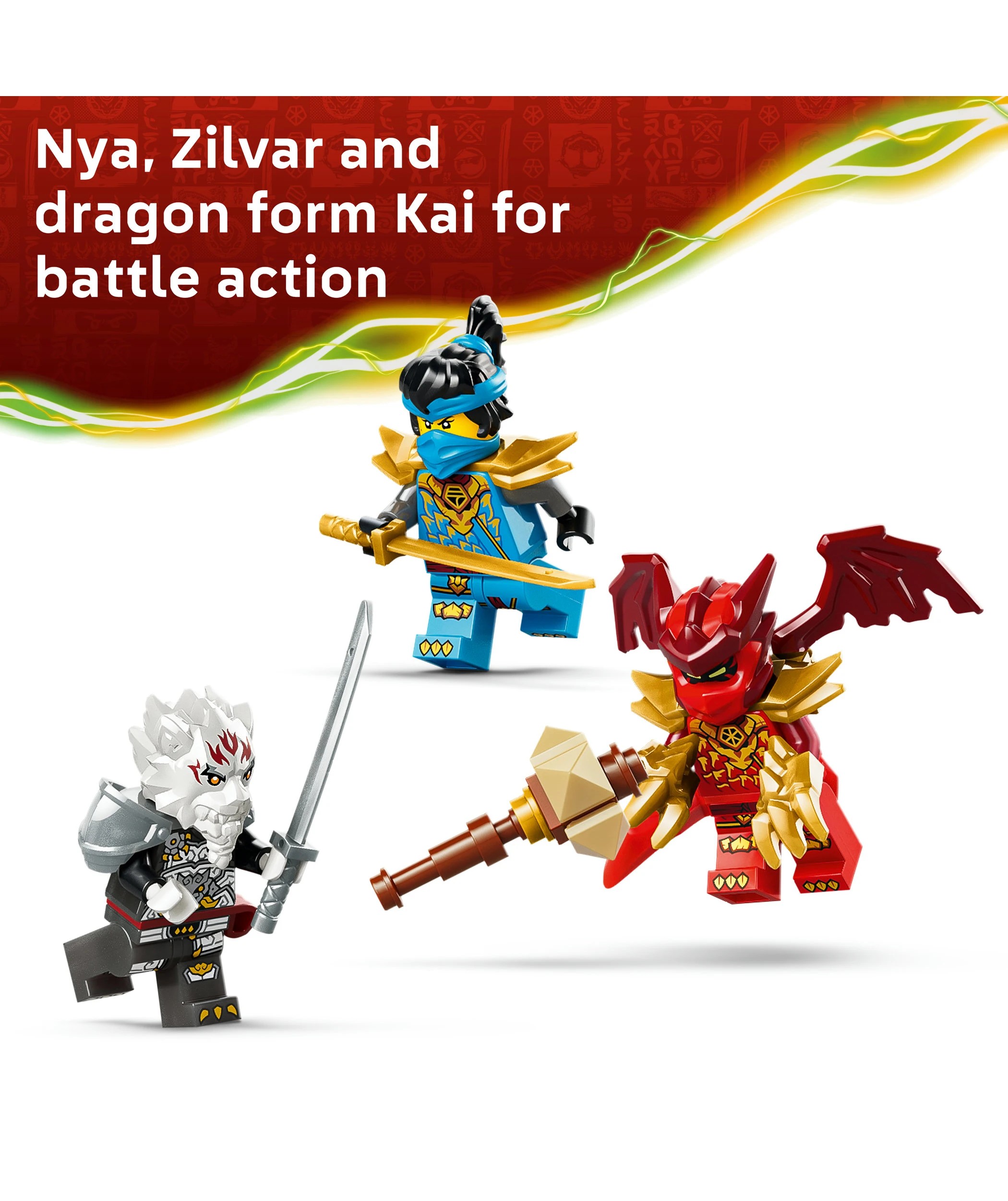 6 LEGO Ninjago Zilvar and Grimtak the Dragon Beast 71863, 6 of 8