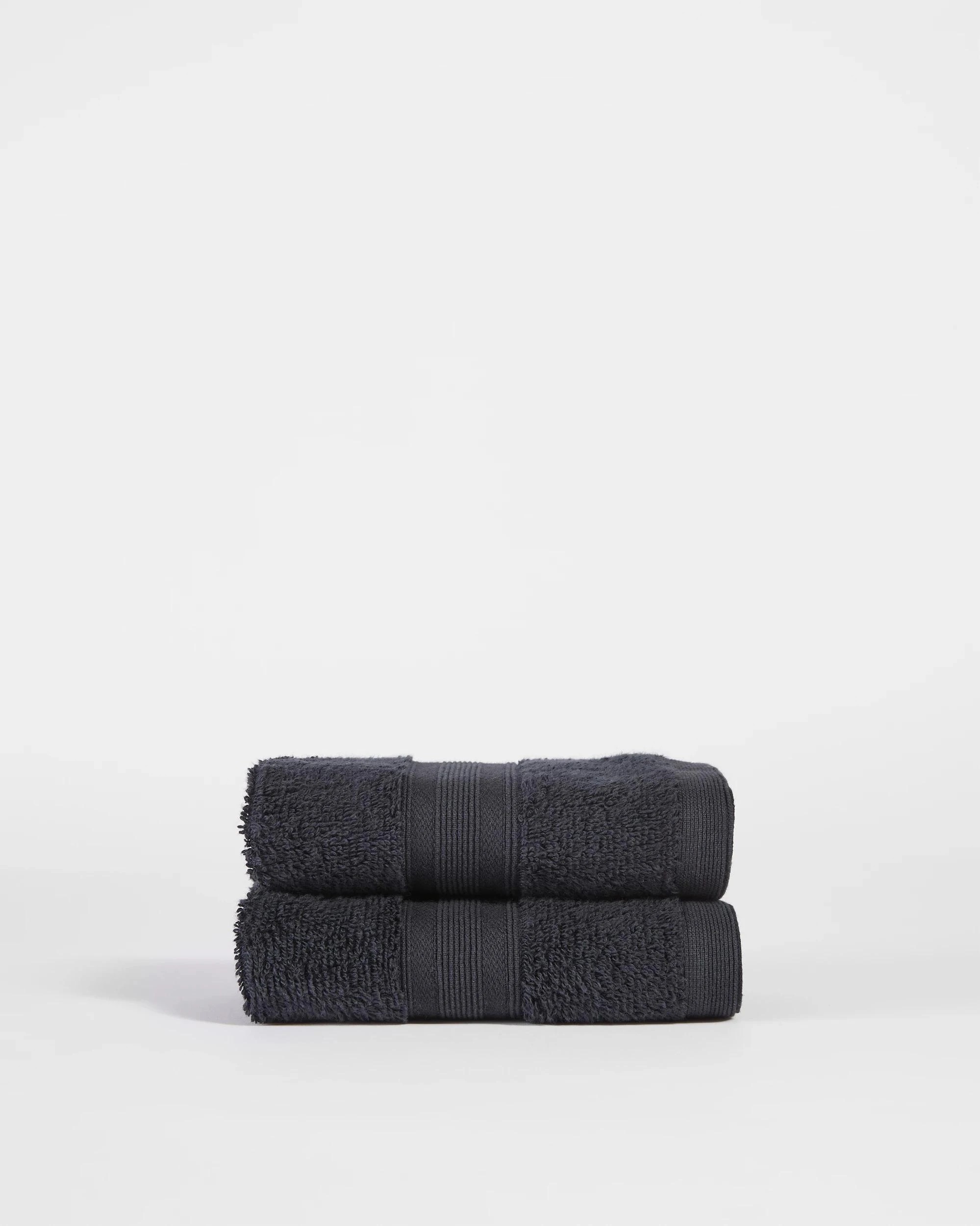 4 Grandeur Australian Cotton Face Washers 2 Pack - Black, 4 of 4